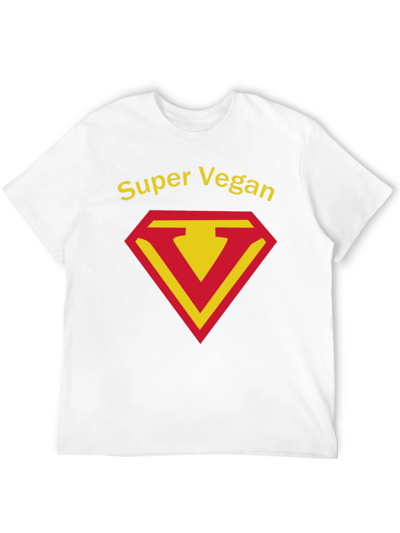 Super Vegan T-Shirt - Black Cotton Tee