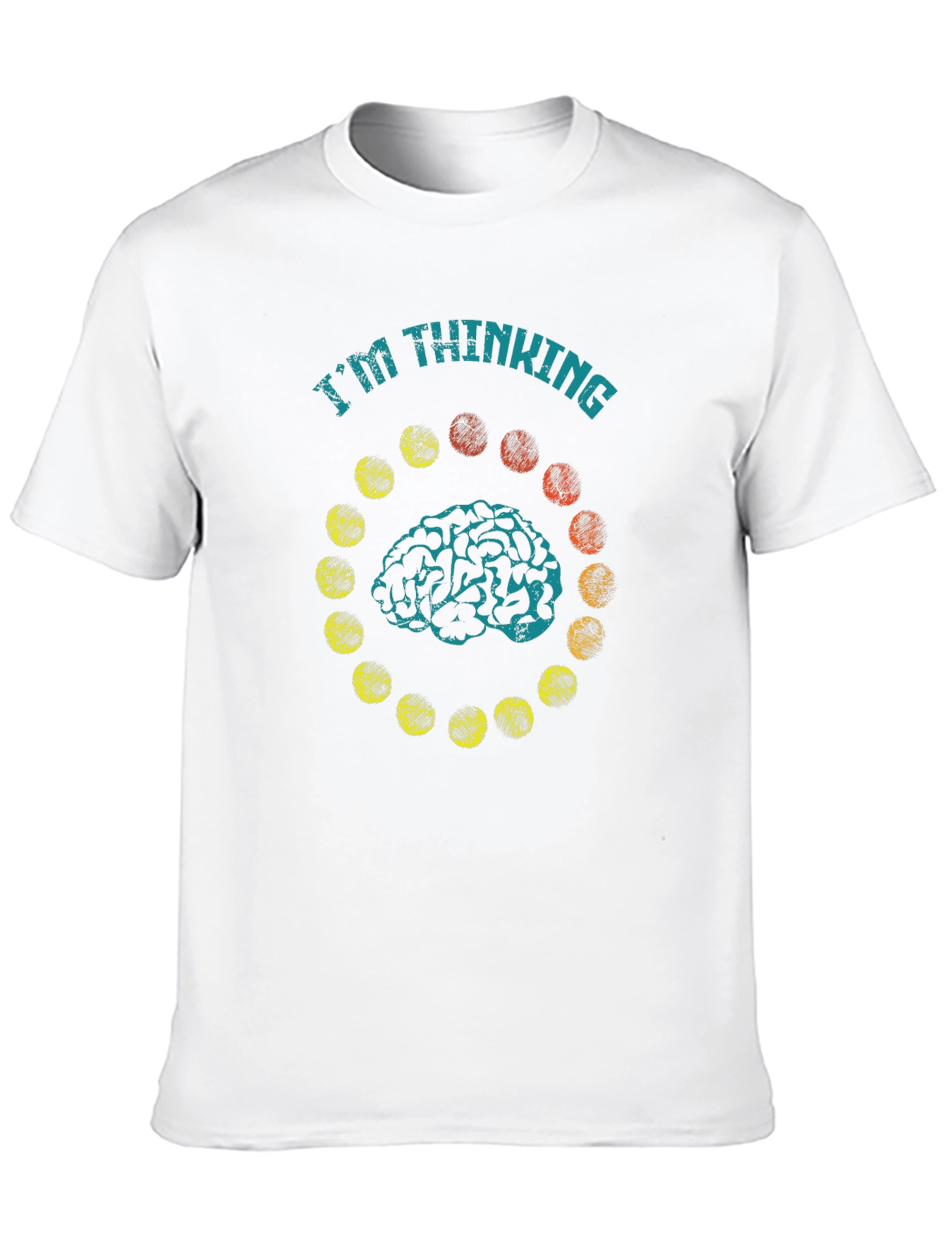 Im Thinking Brain Graphic T-Shirt - Black
