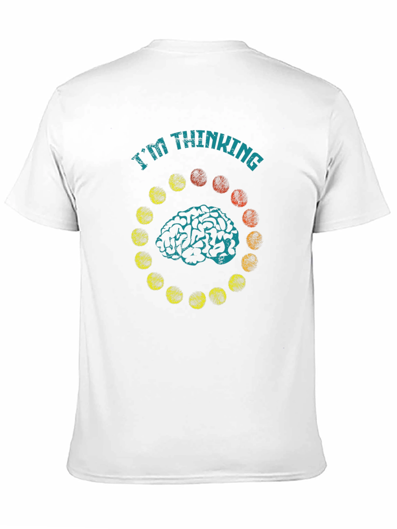 Im Thinking Brain Graphic T-Shirt - Black