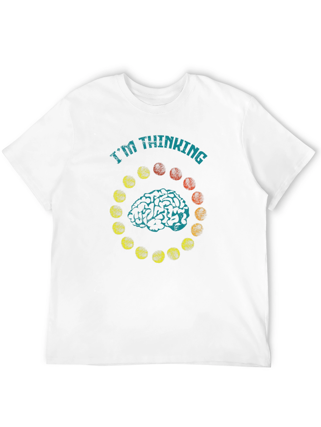 Im Thinking Brain Graphic T-Shirt - Black