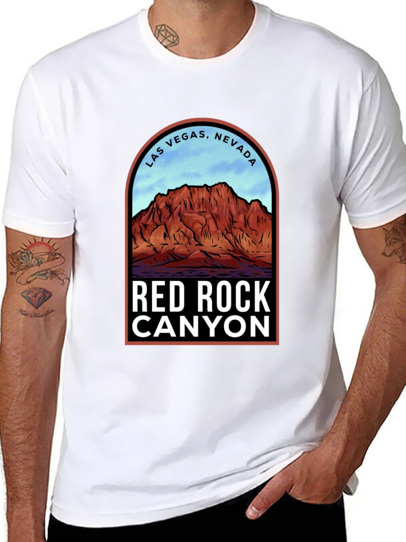 Red Rock Canyon T-Shirt - Las Vegas Nevada Souvenir