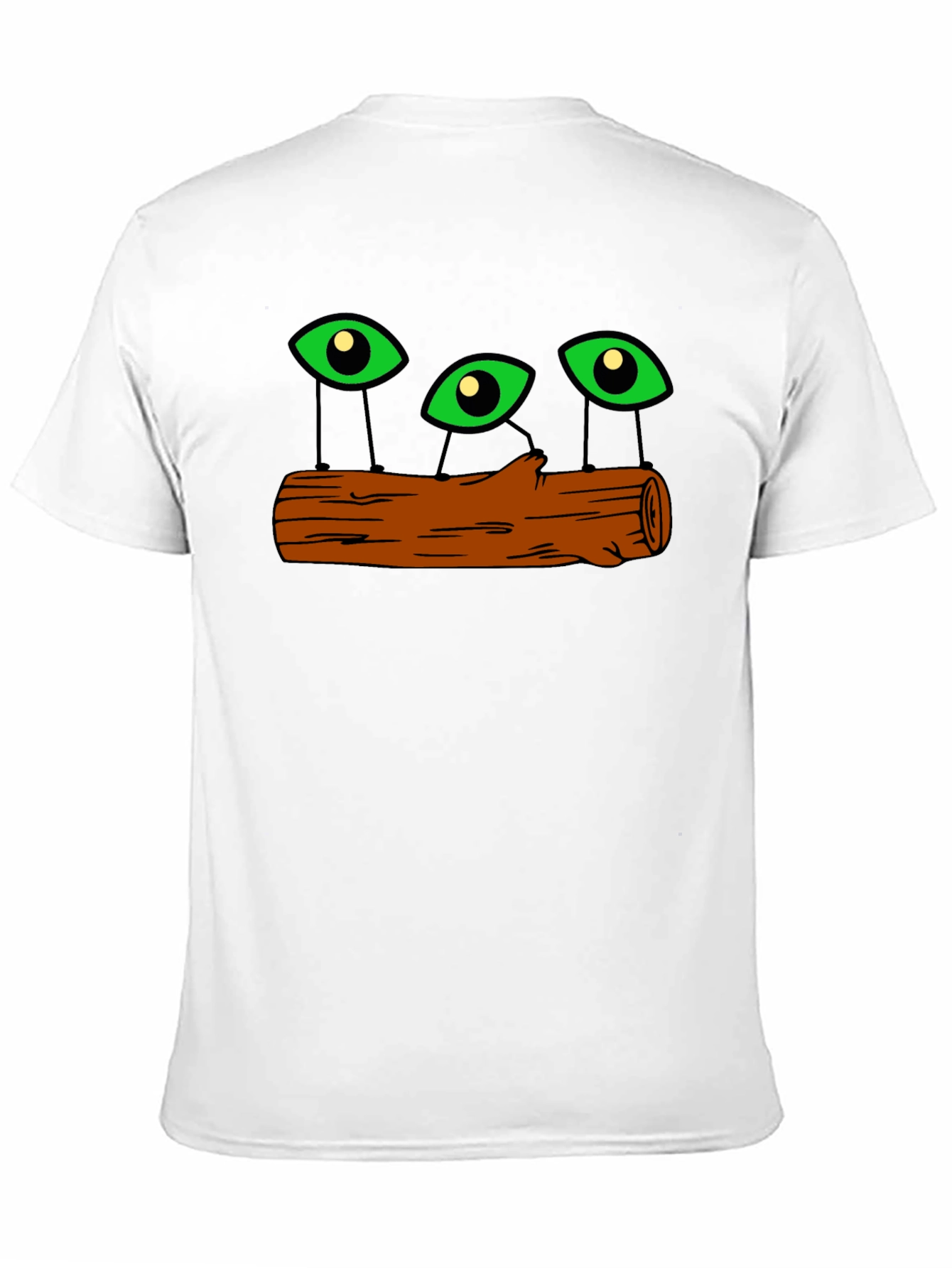 Mystic Eyes Log Black T-Shirt