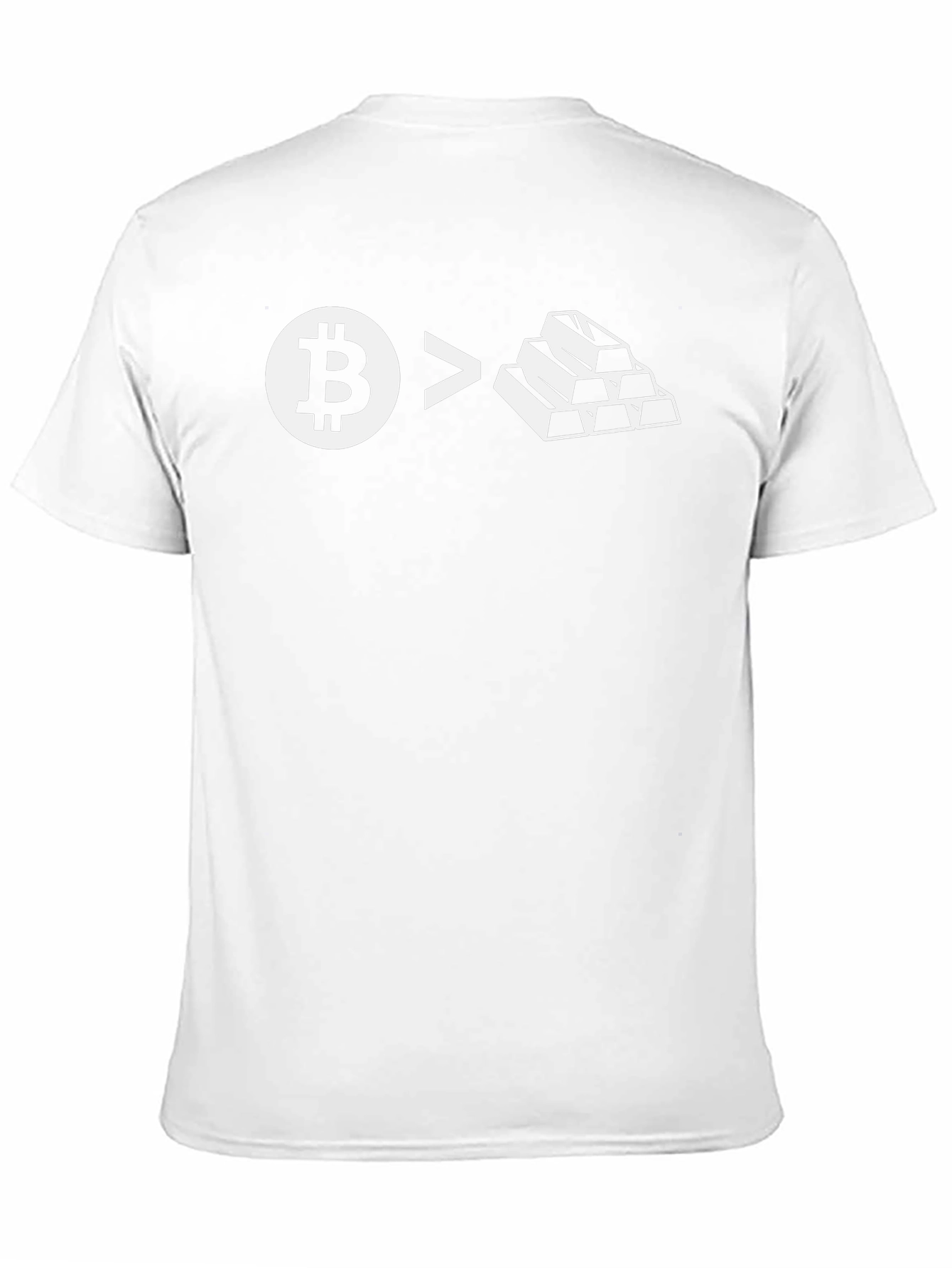 Bitcoin > Gold Black T-Shirt