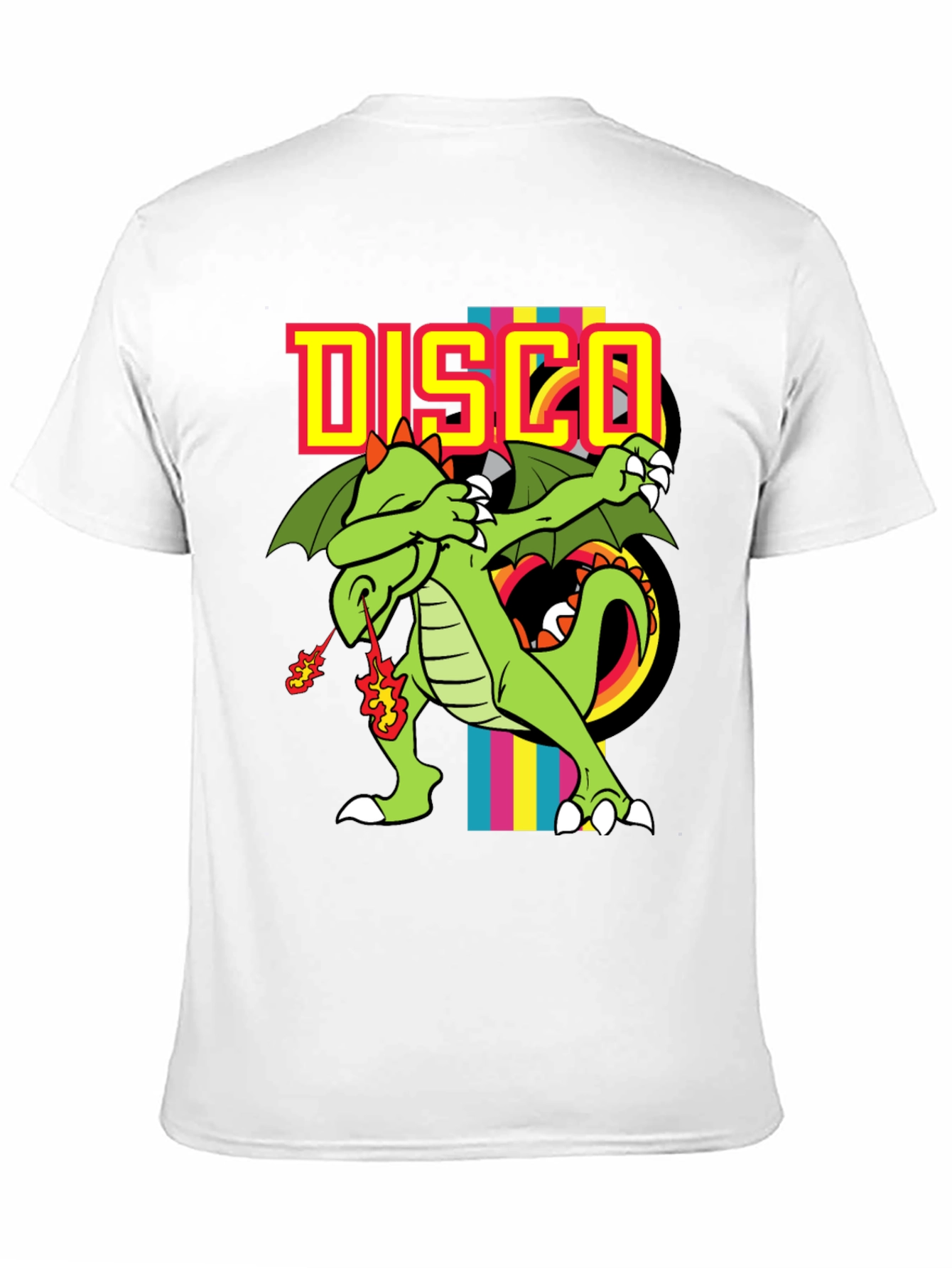 Disco Dragon Graphic T-Shirt