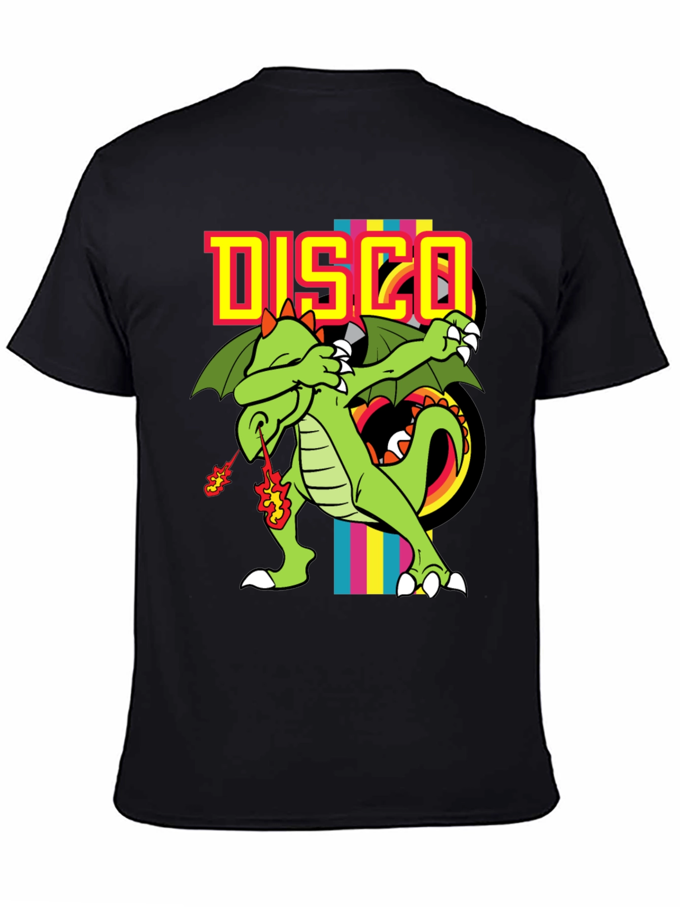 Disco Dragon Graphic T-Shirt