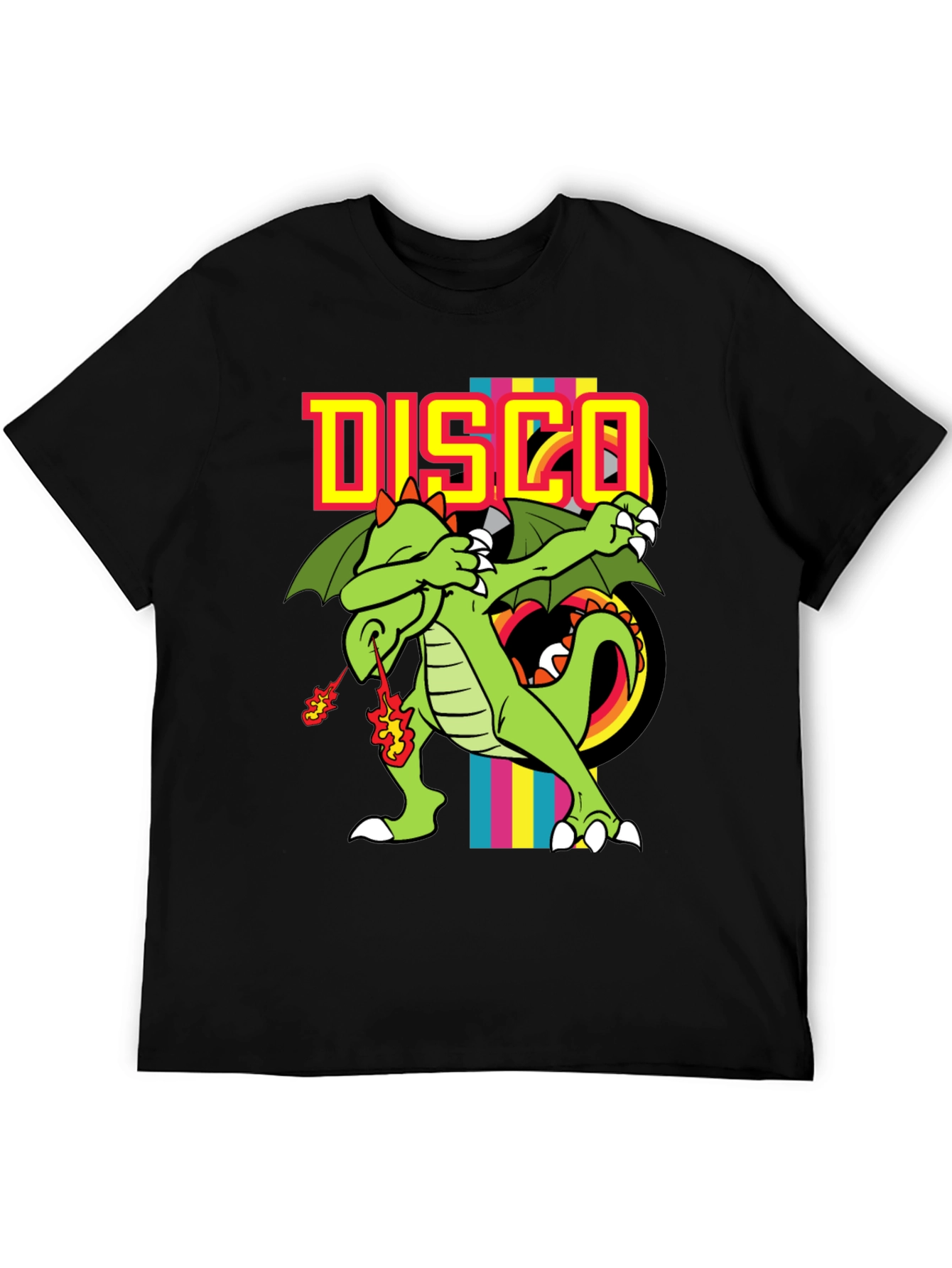 Disco Dragon Graphic T-Shirt