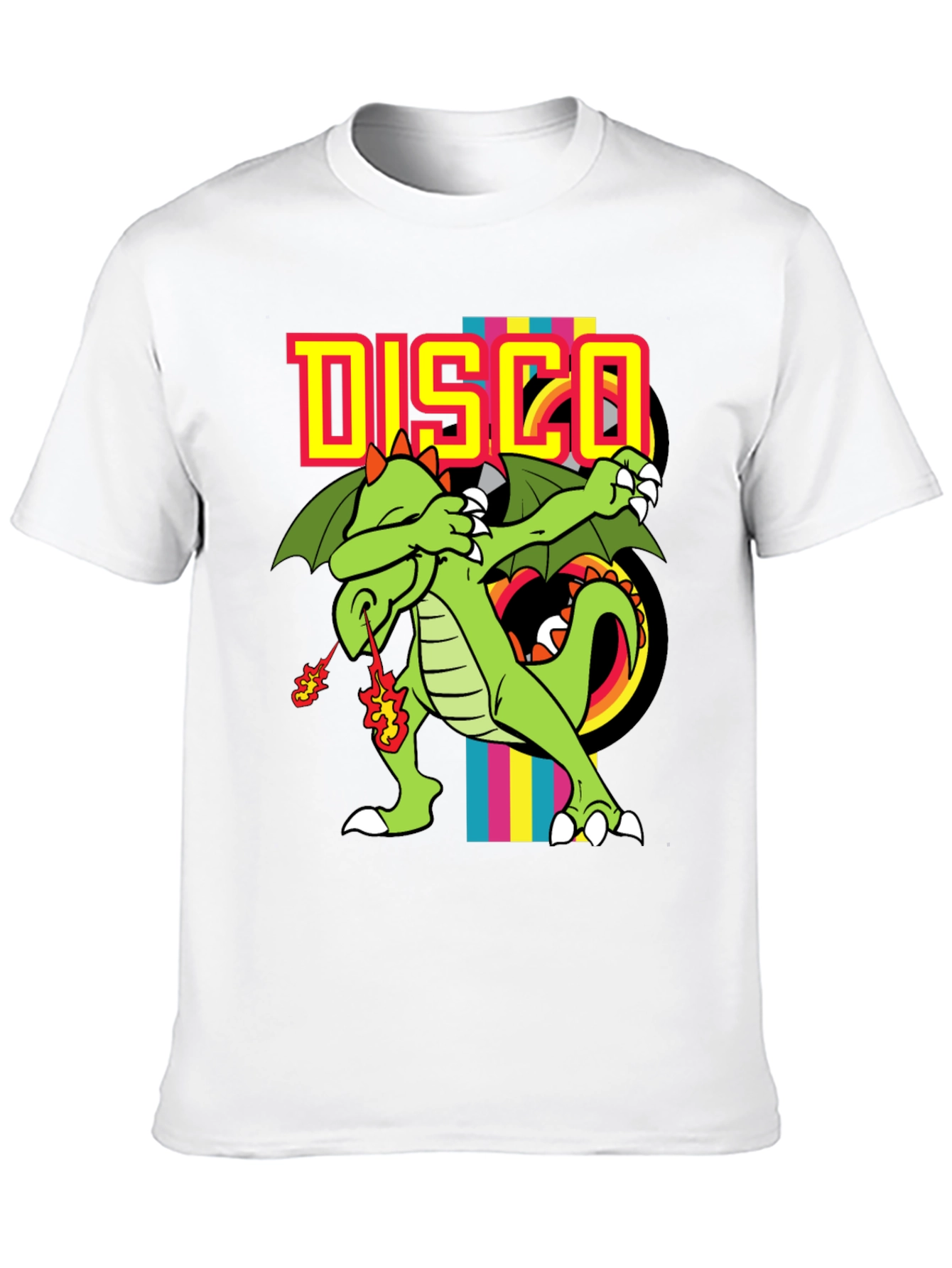 Disco Dragon Graphic T-Shirt