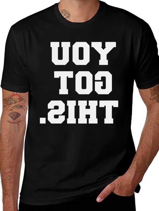 Funny This Too You Black Cotton Graphic T-Shirt