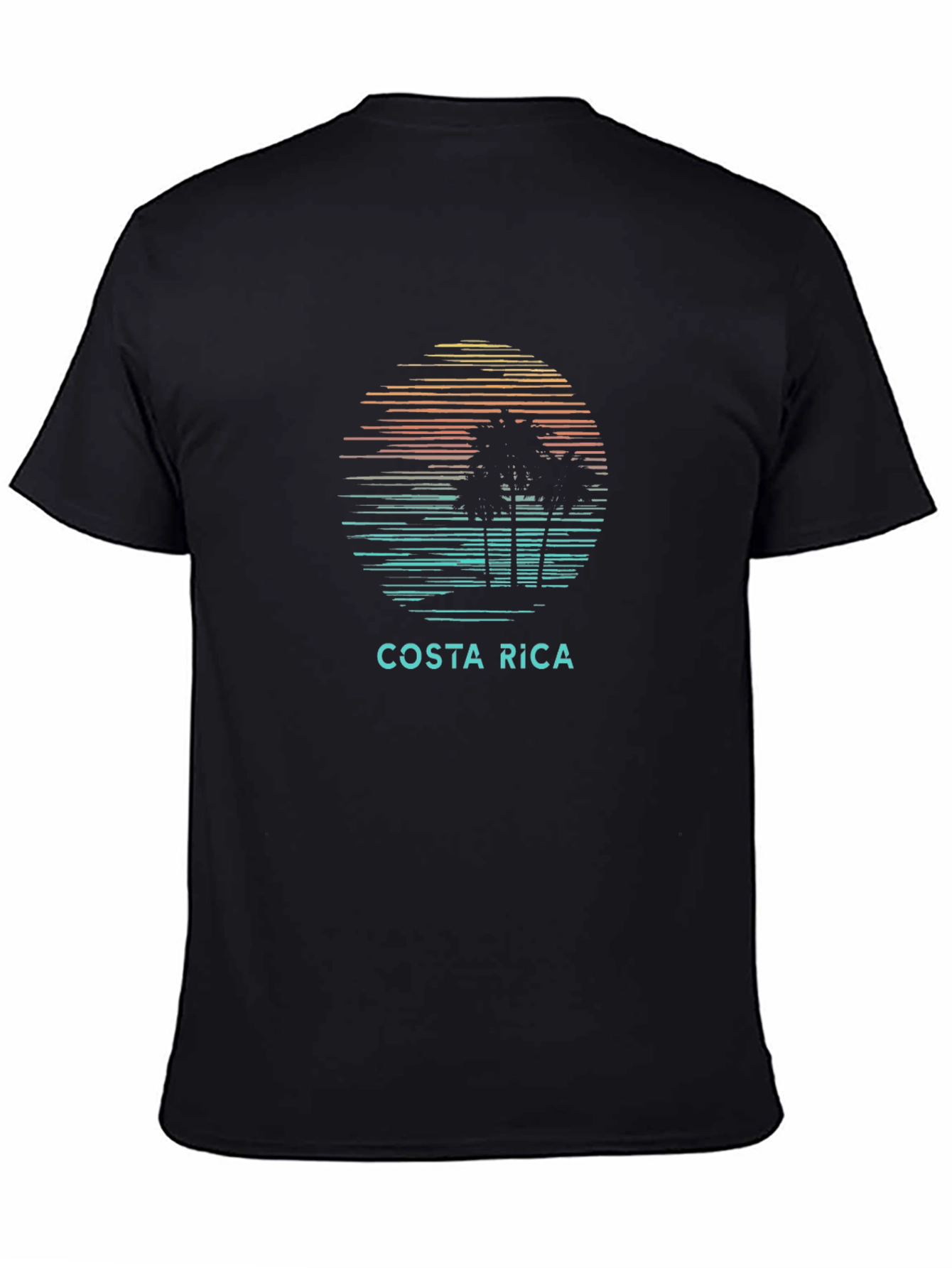Costa Rica Palm Tree Graphic Tee - Island Vibes