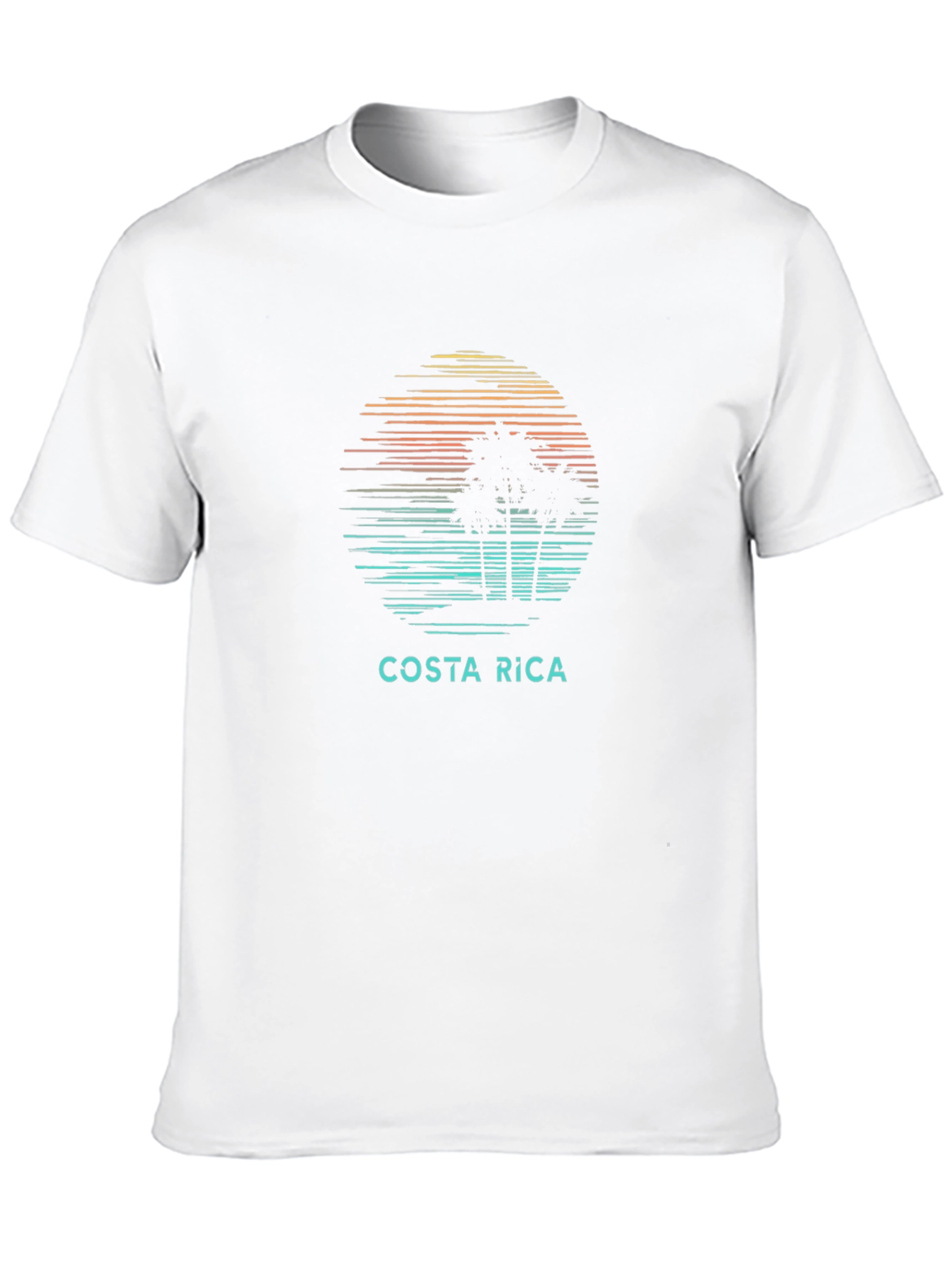 Costa Rica Palm Tree Graphic Tee - Island Vibes