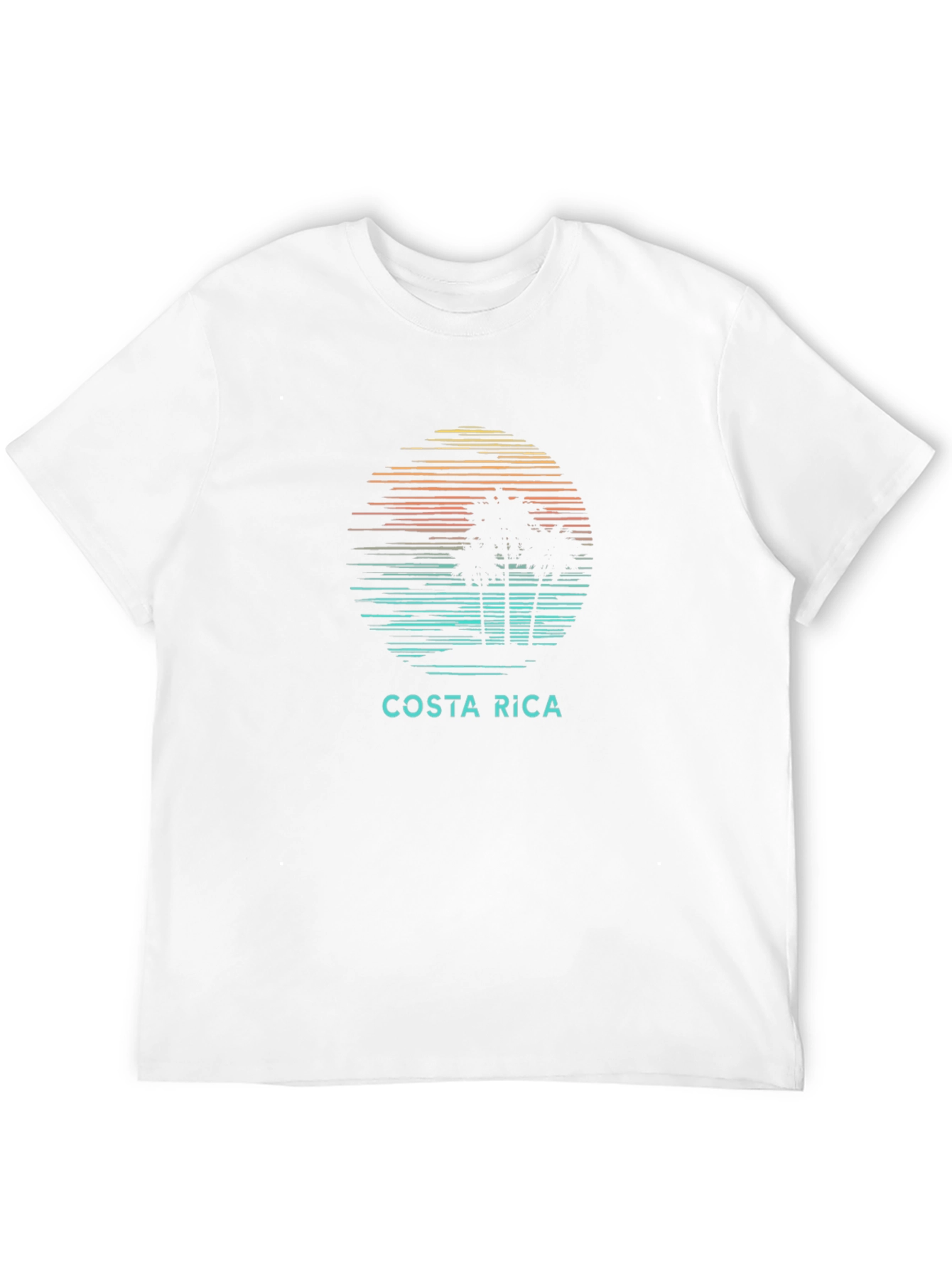 Costa Rica Palm Tree Graphic Tee - Island Vibes