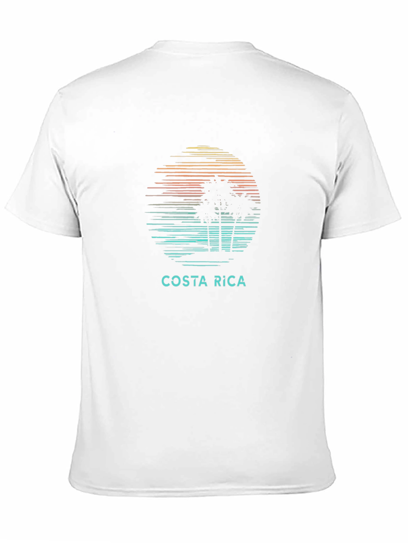 Costa Rica Palm Tree Graphic Tee - Island Vibes