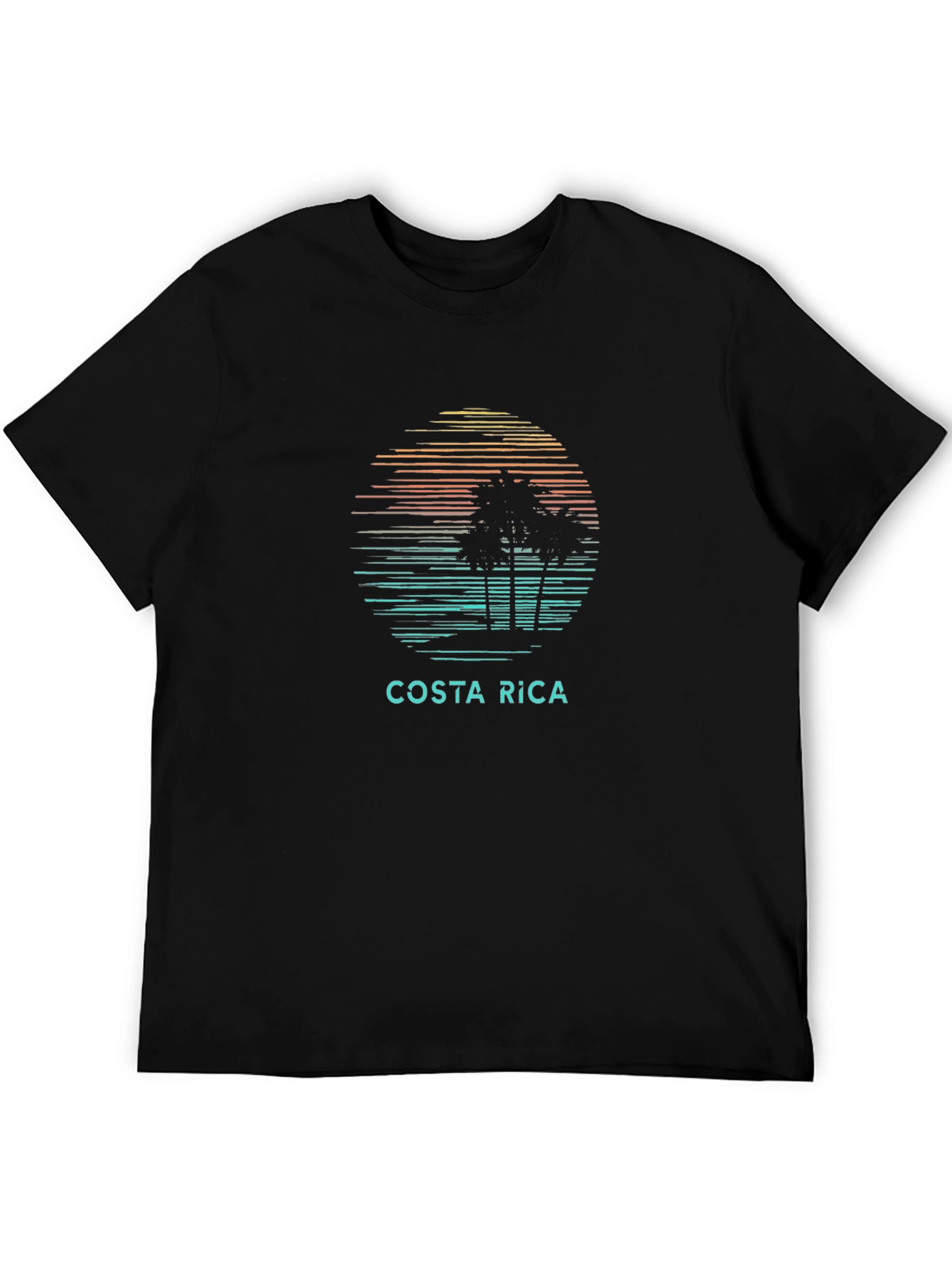 Costa Rica Palm Tree Graphic Tee - Island Vibes