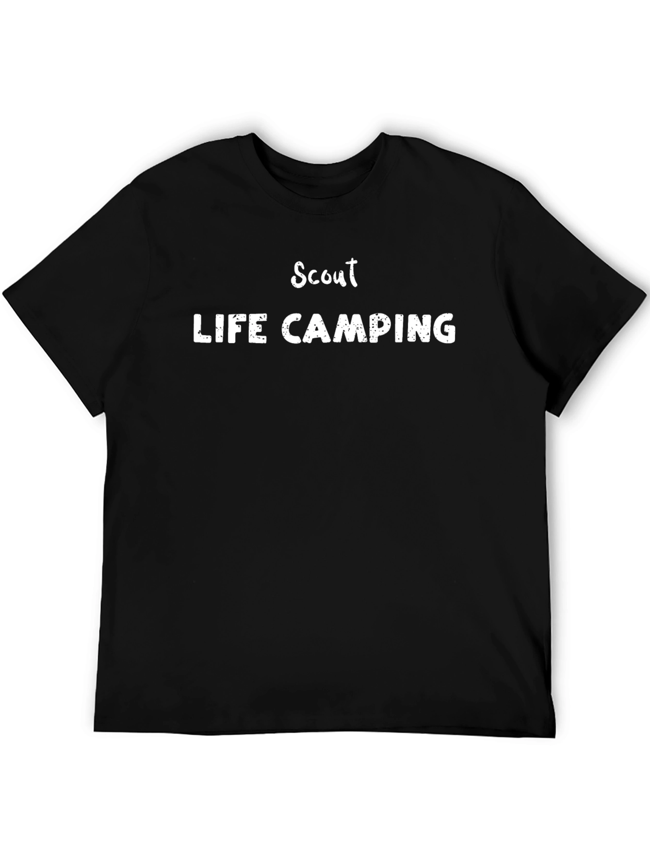 Scout Life Camping T-Shirt - Black