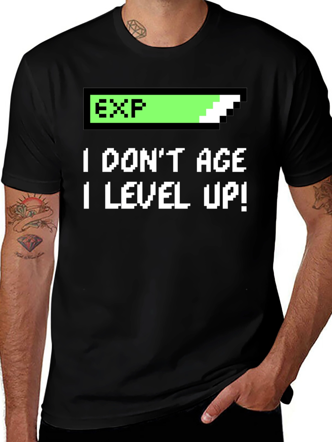 Level Up Gamer T-Shirt - I Dont Age