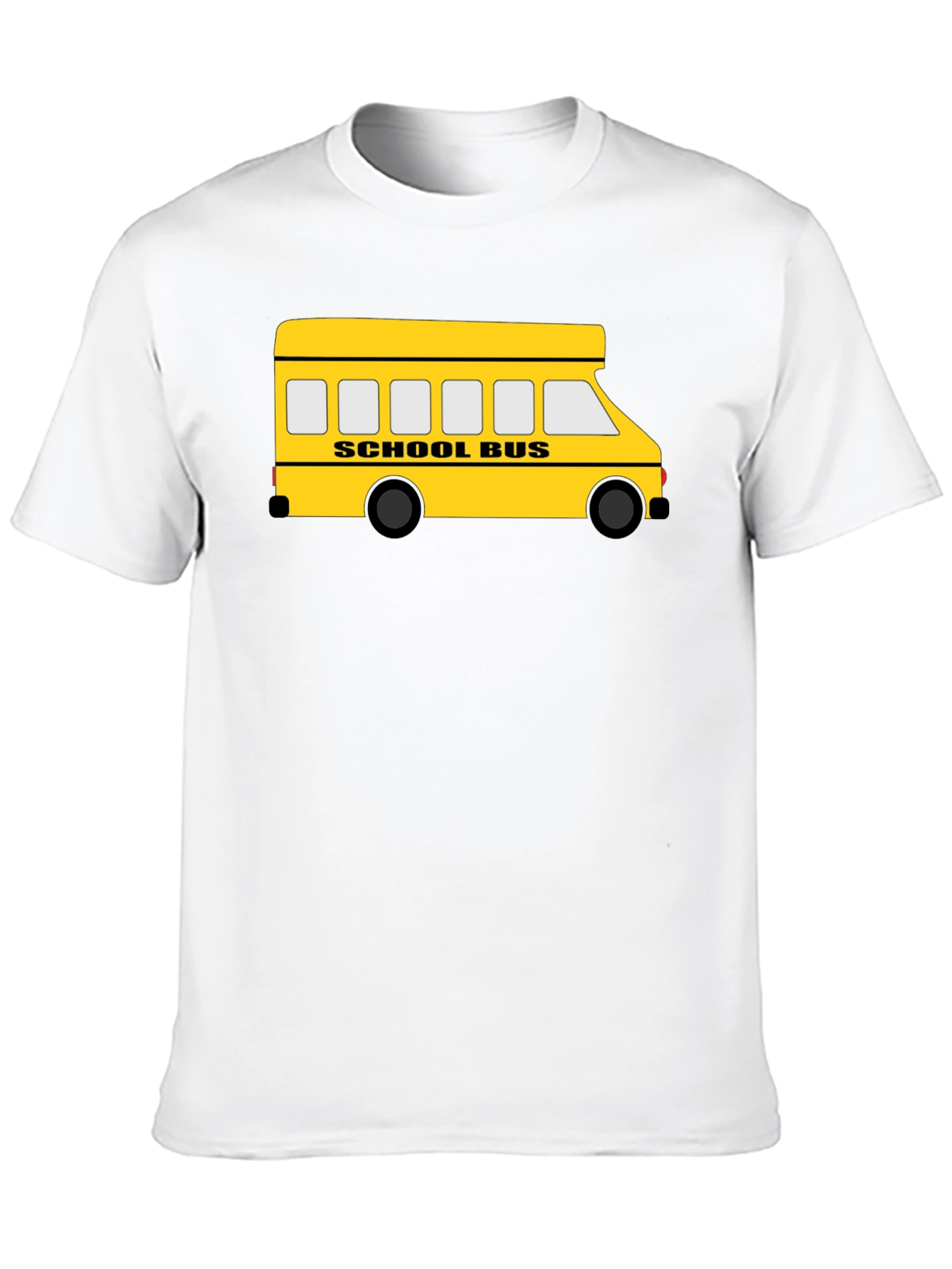 School Bus Graphic Tee - Black