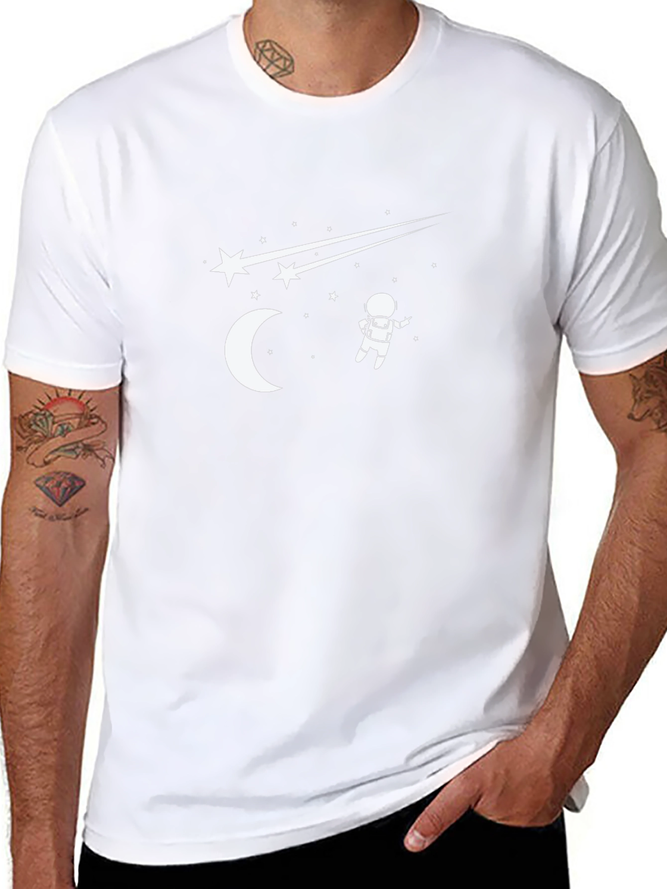 Astronaut Graphic T-Shirt - Space Dreamer Design
