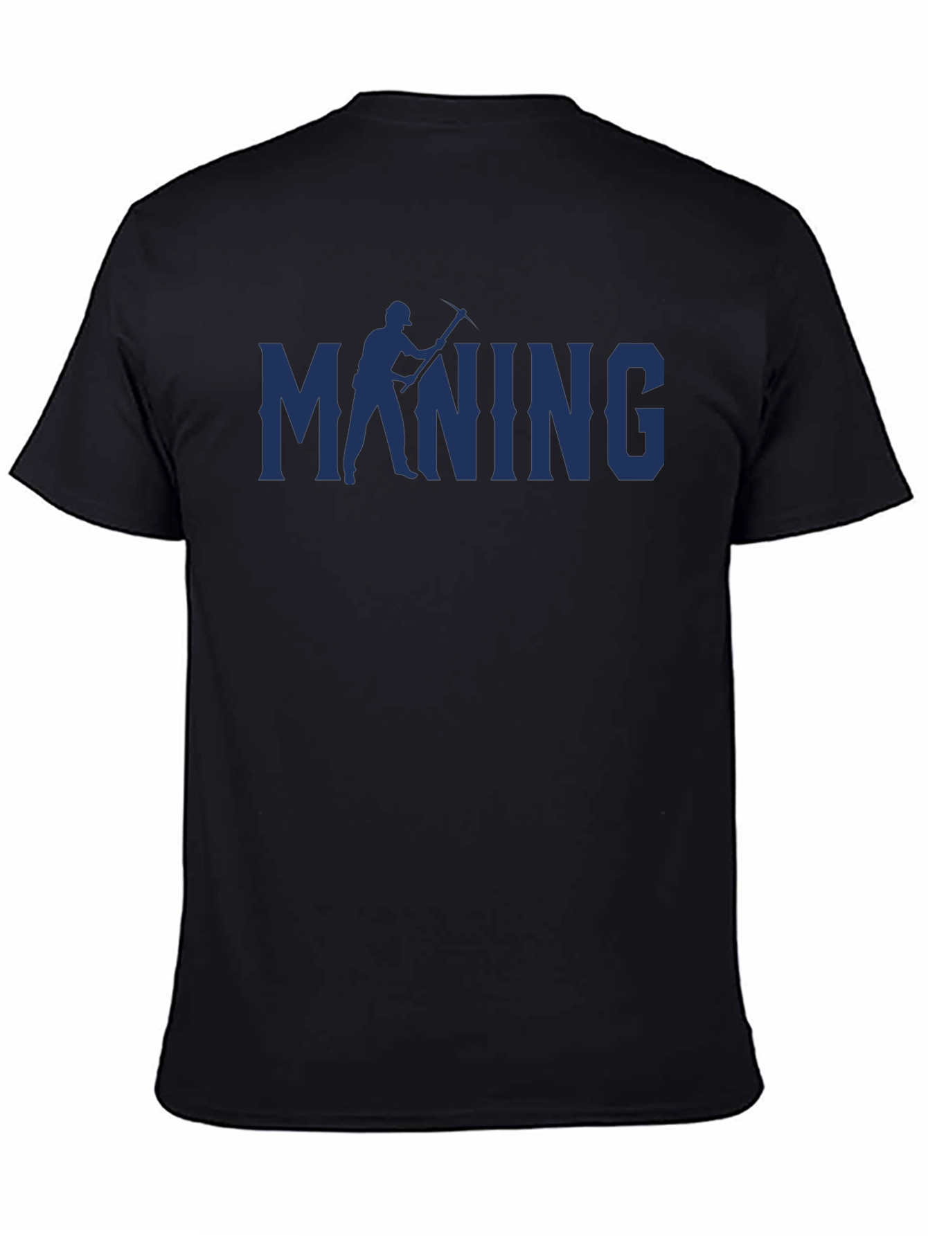 Mining T-Shirt - Miner with Pickaxe Graphic Tee