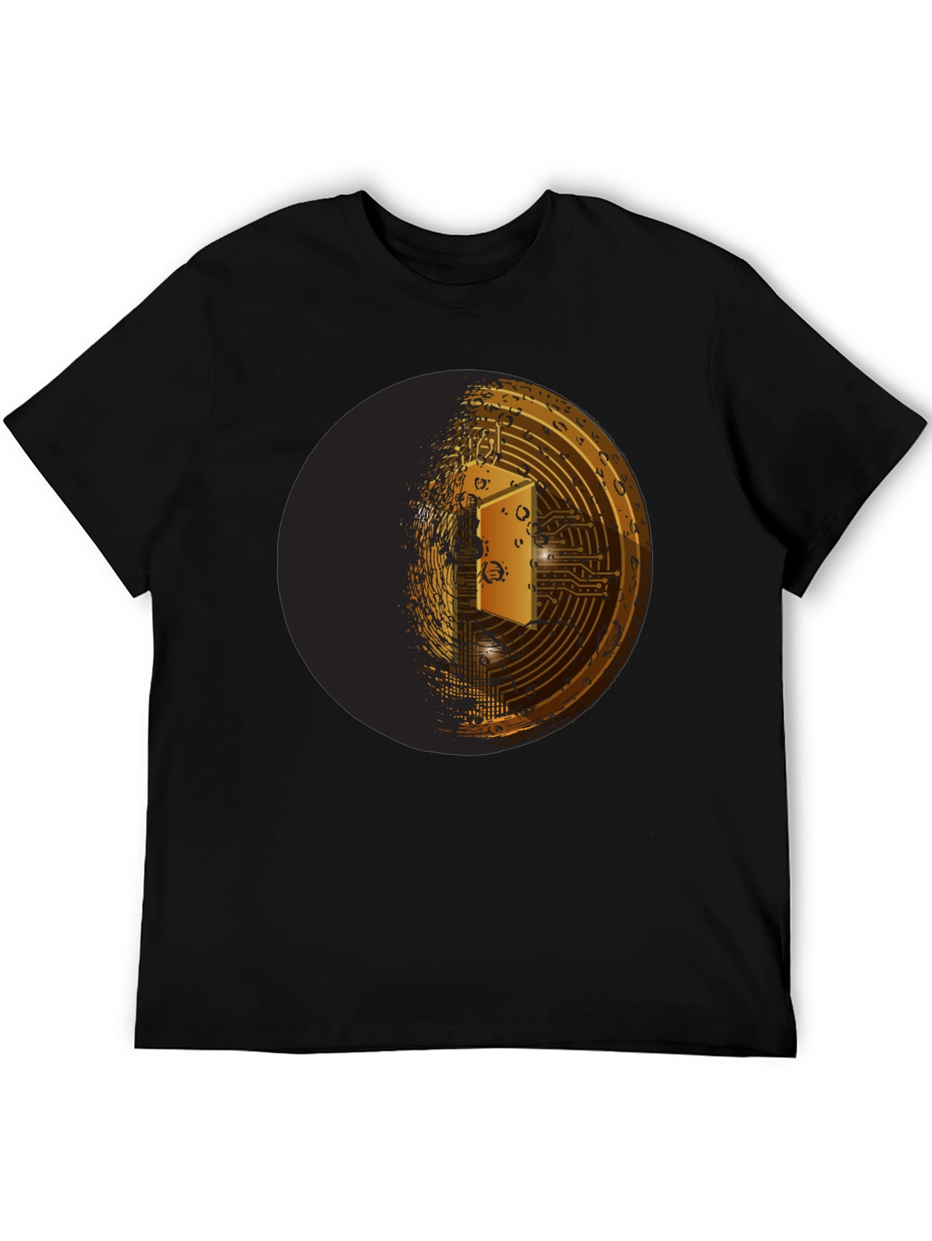 Crypto Coin Tee - Golden Cheese Design