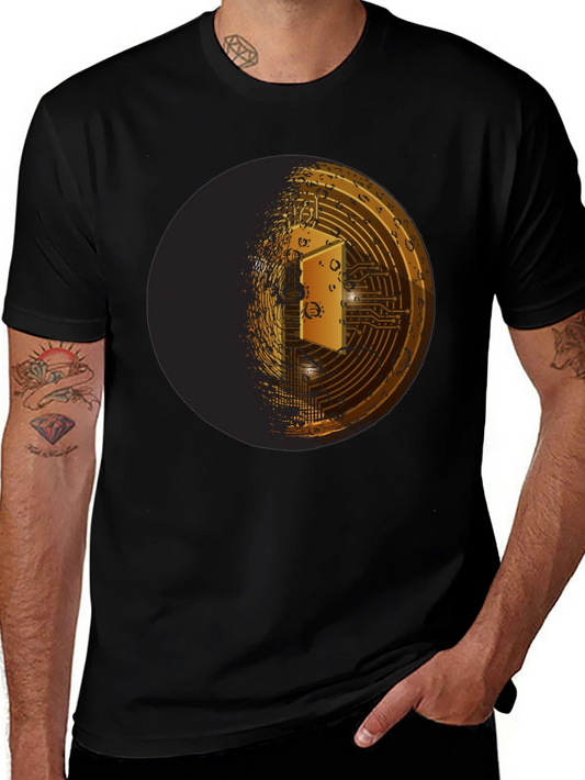 Crypto Coin Tee - Golden Cheese Design