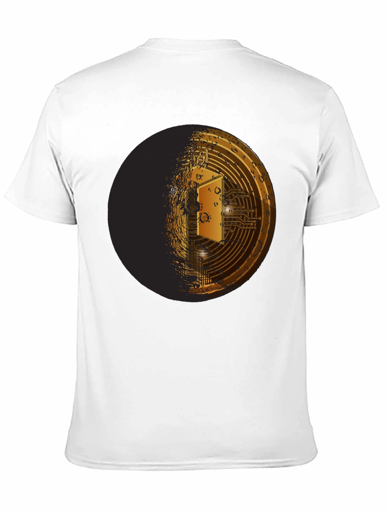 Crypto Coin Tee - Golden Cheese Design