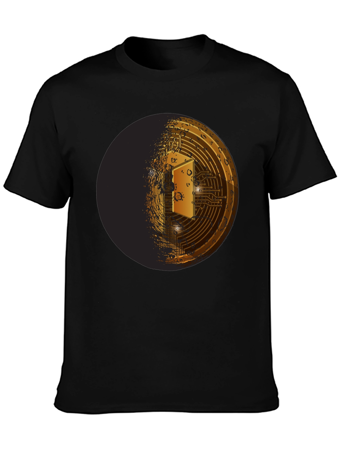 Crypto Coin Tee - Golden Cheese Design