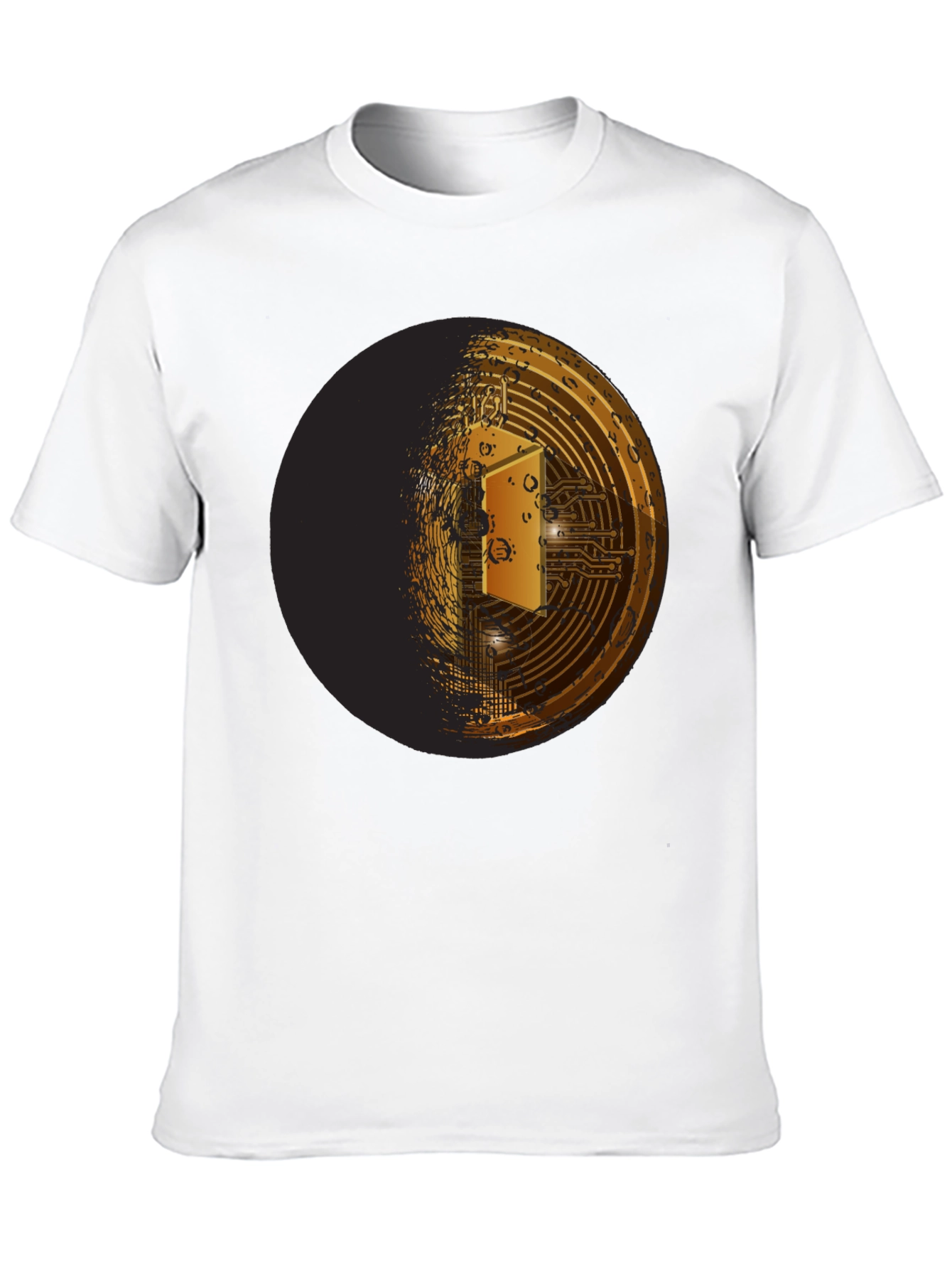 Crypto Coin Tee - Golden Cheese Design