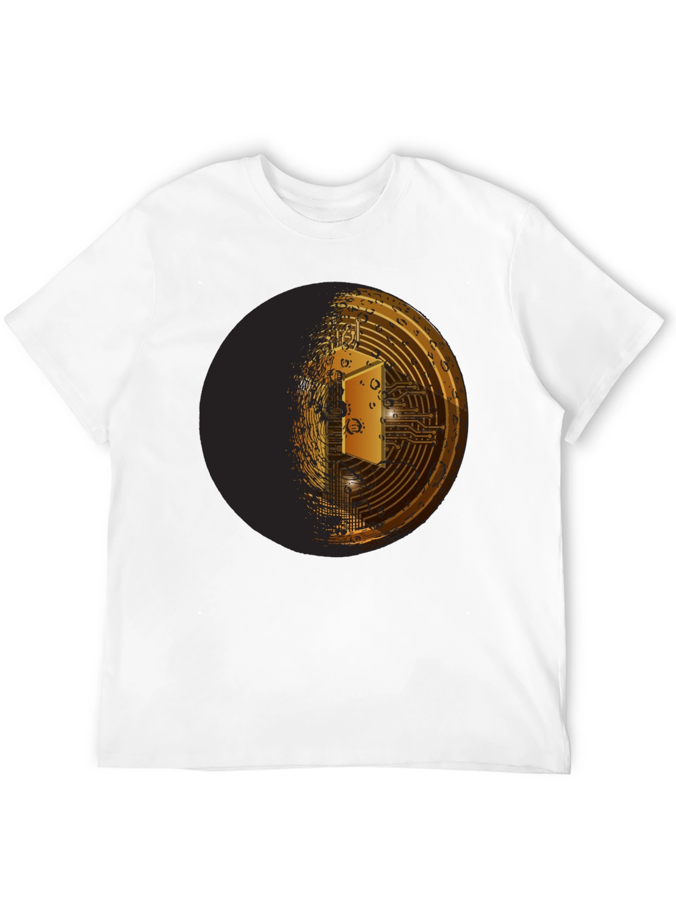 Crypto Coin Tee - Golden Cheese Design