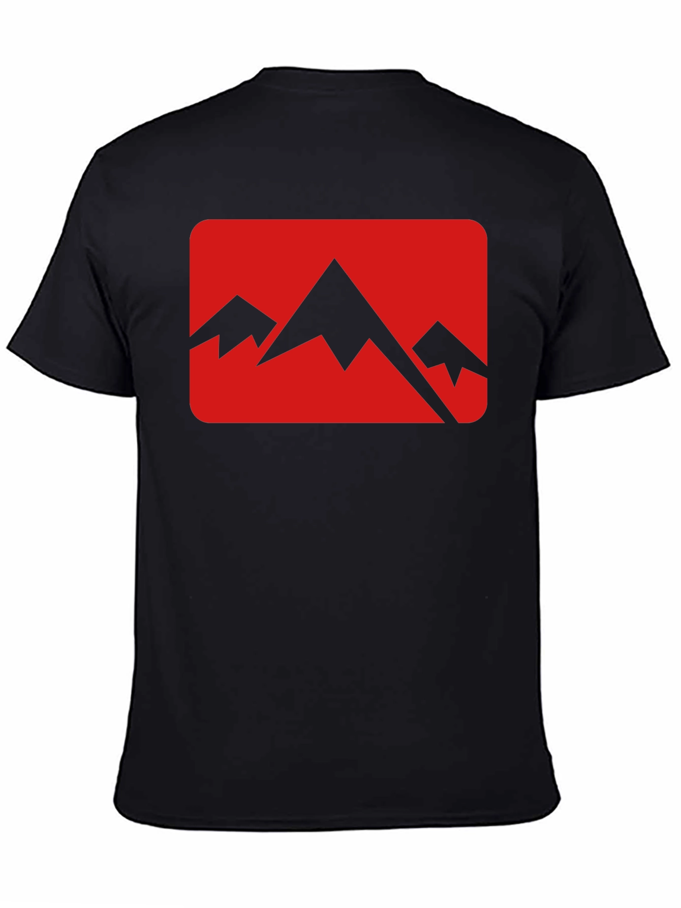 Mountain Peak Graphic Tee - Black