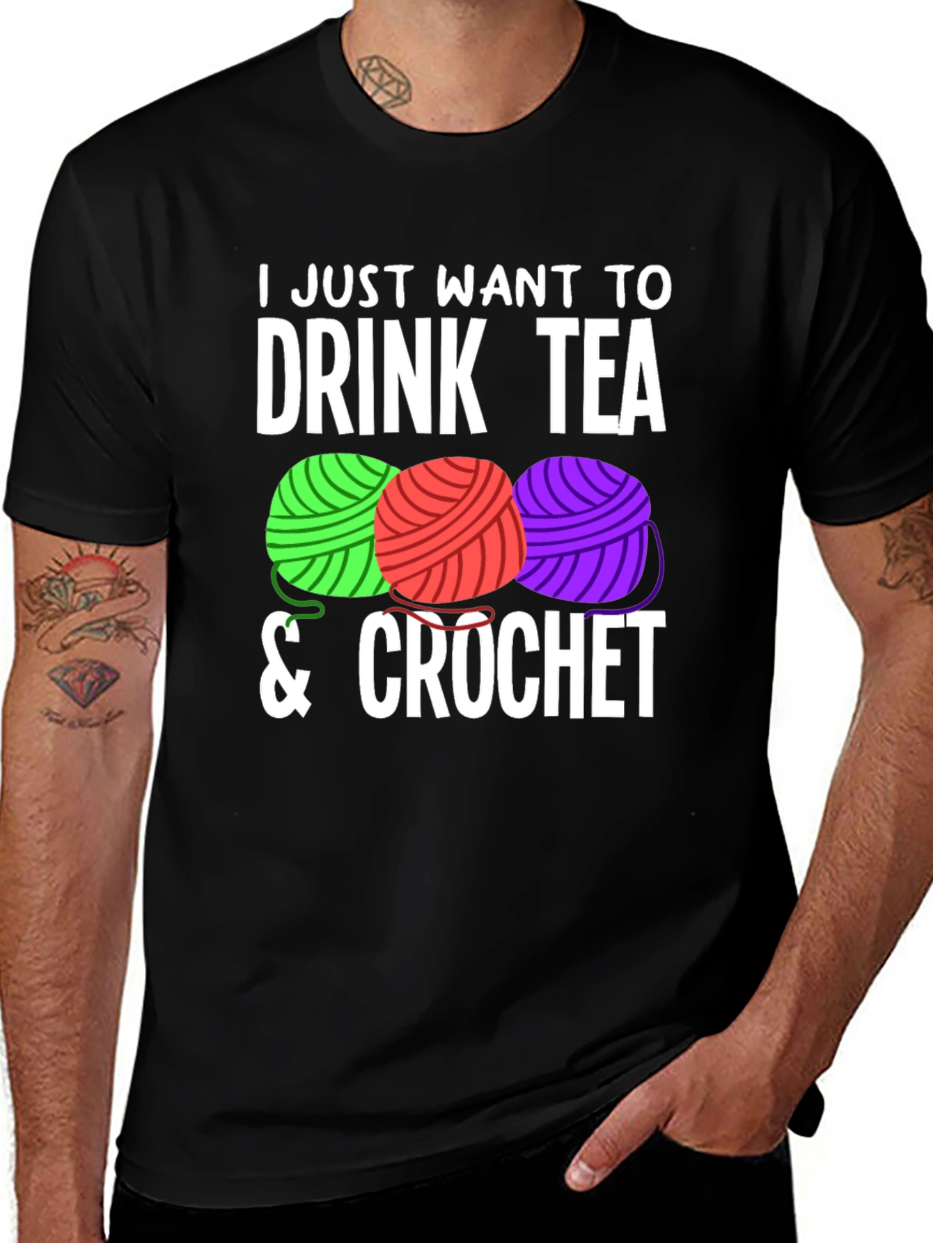 Drink Tea and Crochet T-Shirt