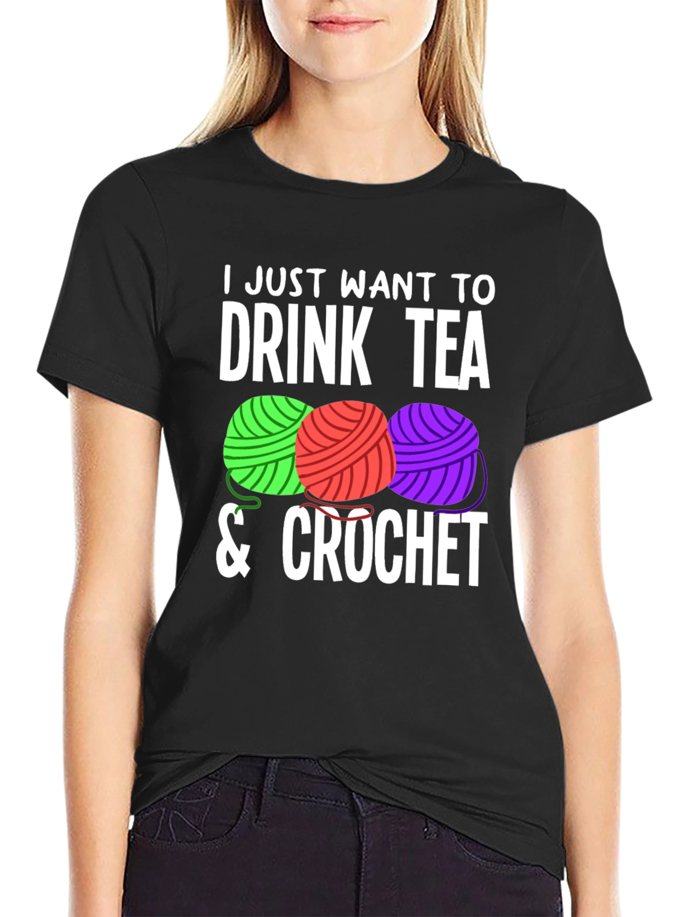 Drink Tea and Crochet T-Shirt
