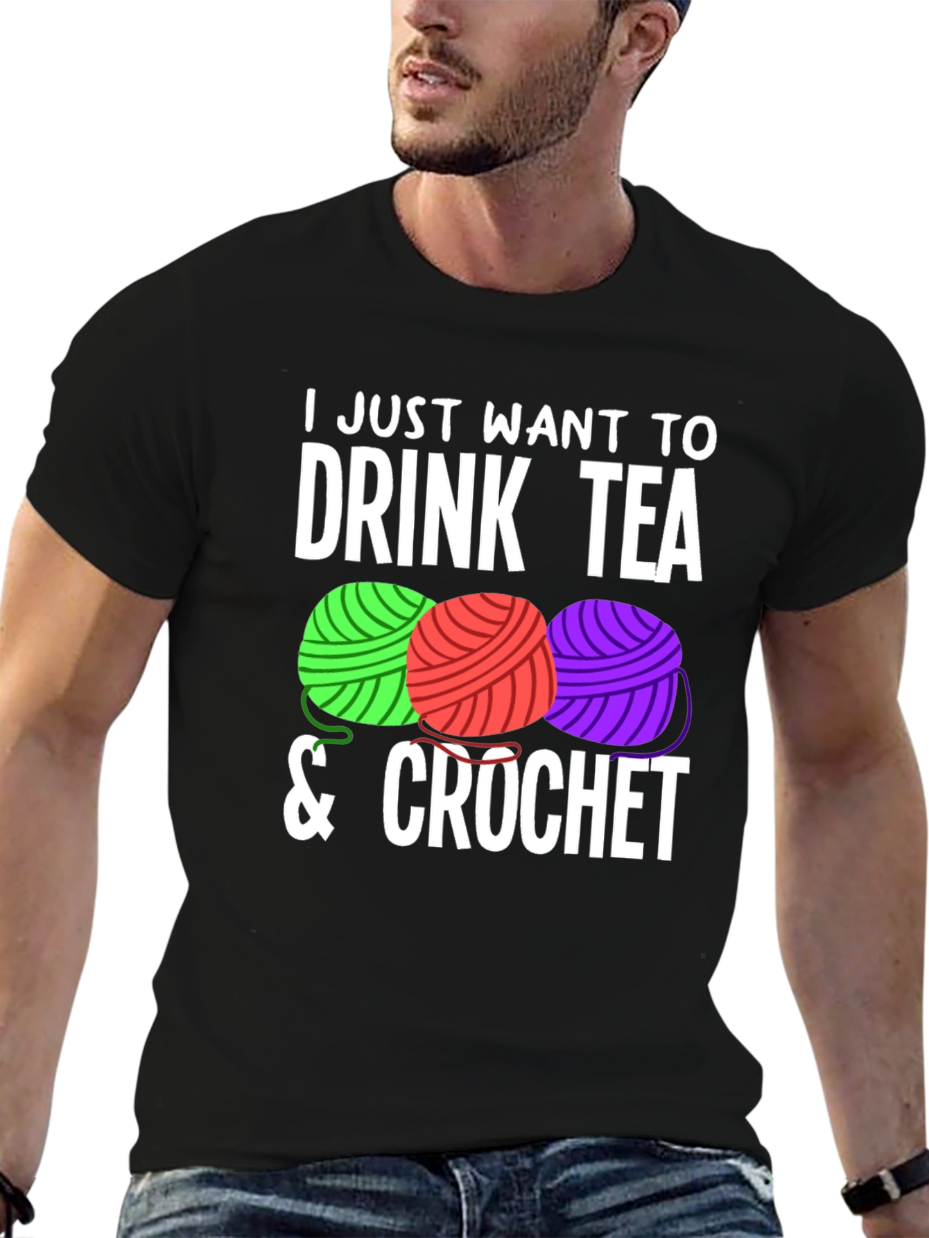 Drink Tea and Crochet T-Shirt
