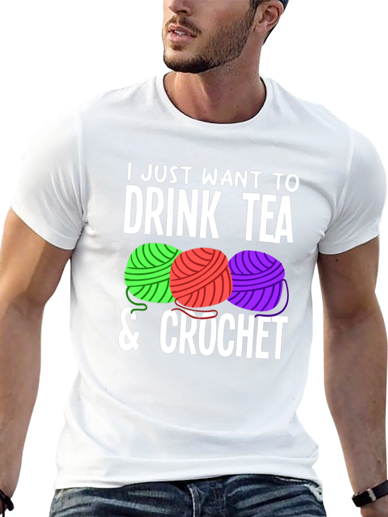 Drink Tea and Crochet T-Shirt
