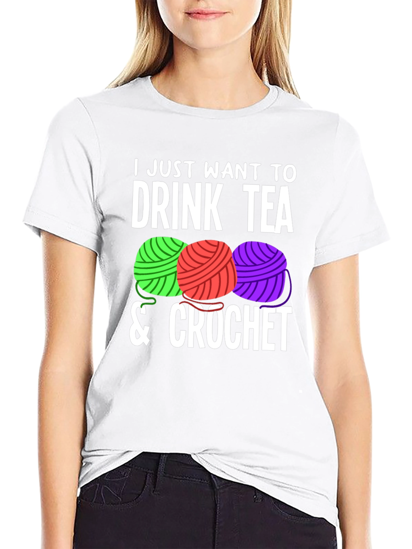 Drink Tea and Crochet T-Shirt