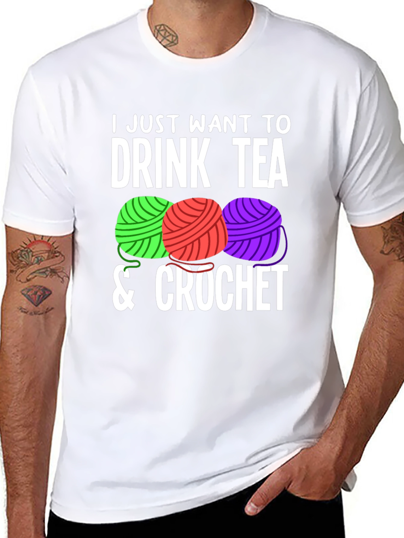 Drink Tea and Crochet T-Shirt