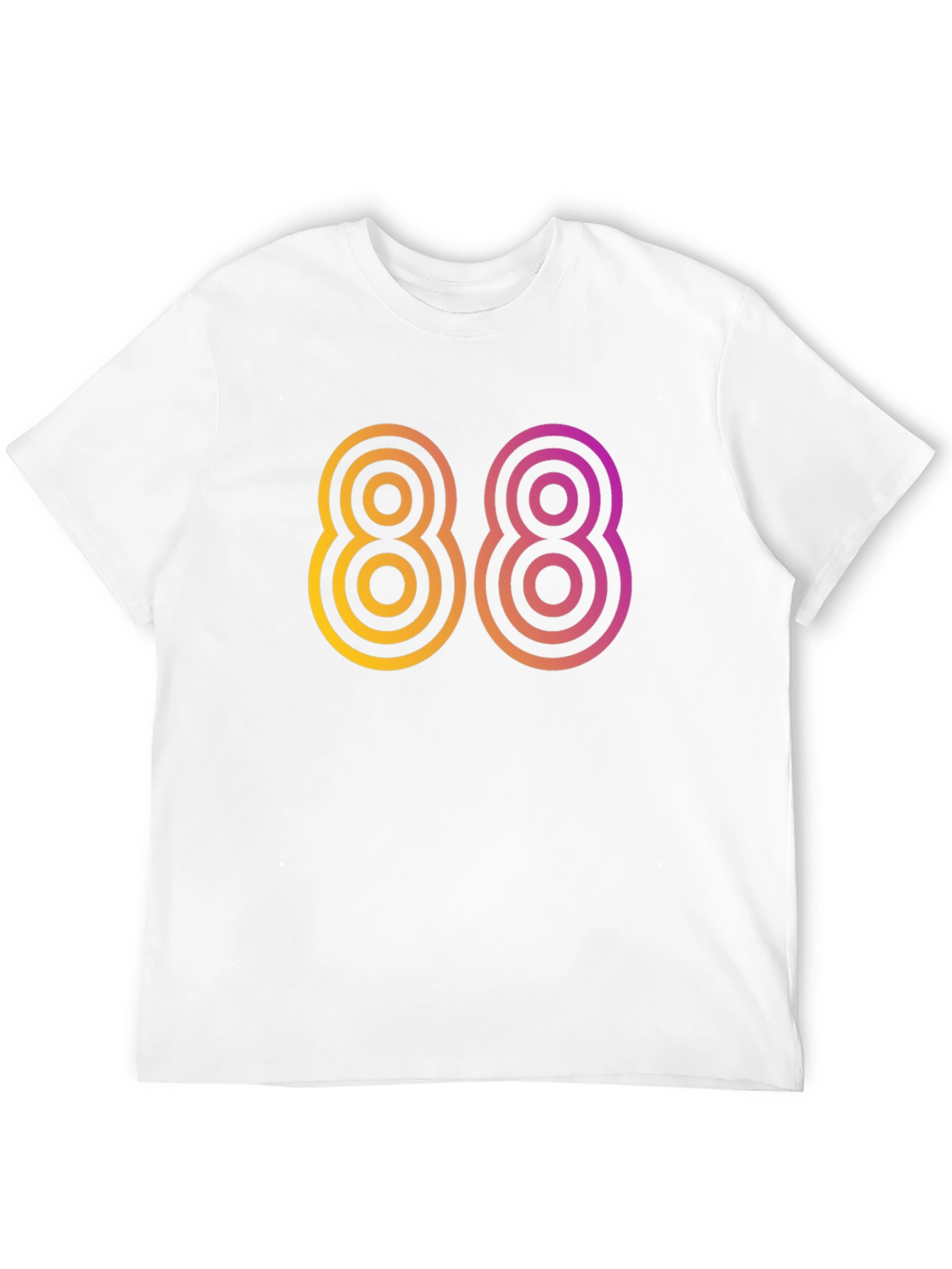 Retro 88 Graphic Tee - Black Cotton Comfort