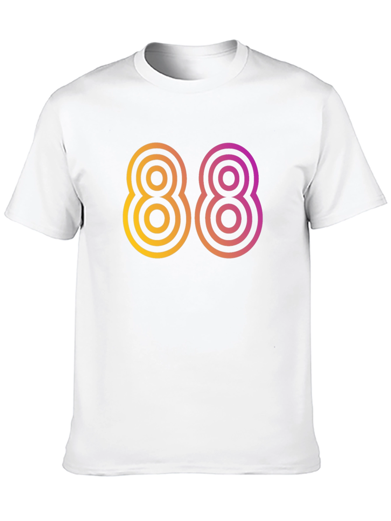 Retro 88 Graphic Tee - Black Cotton Comfort