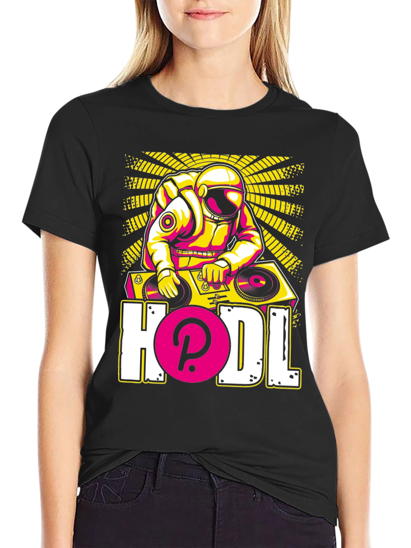 HODL Astronaut DJ Graphic Tee