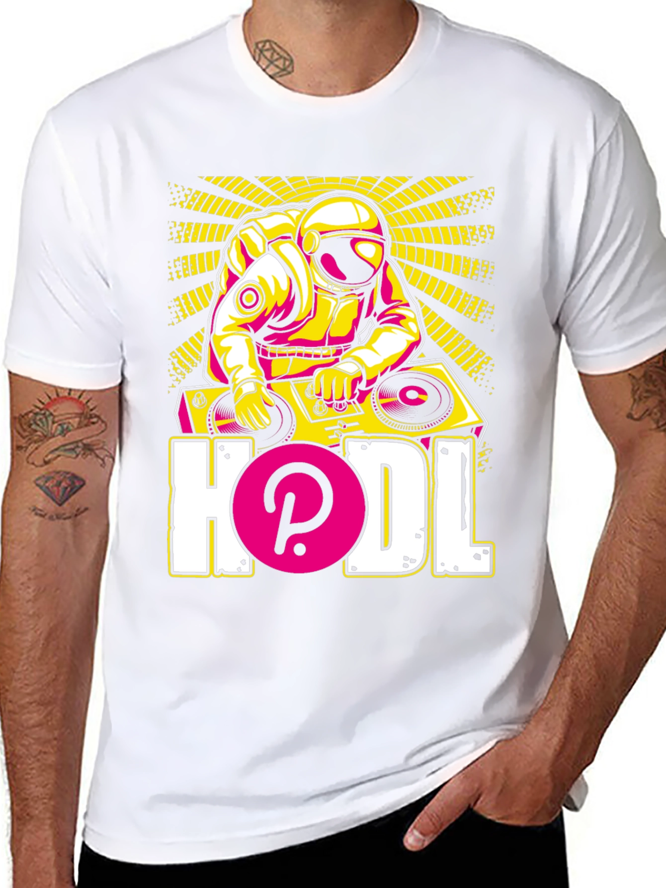 HODL Astronaut DJ Graphic Tee