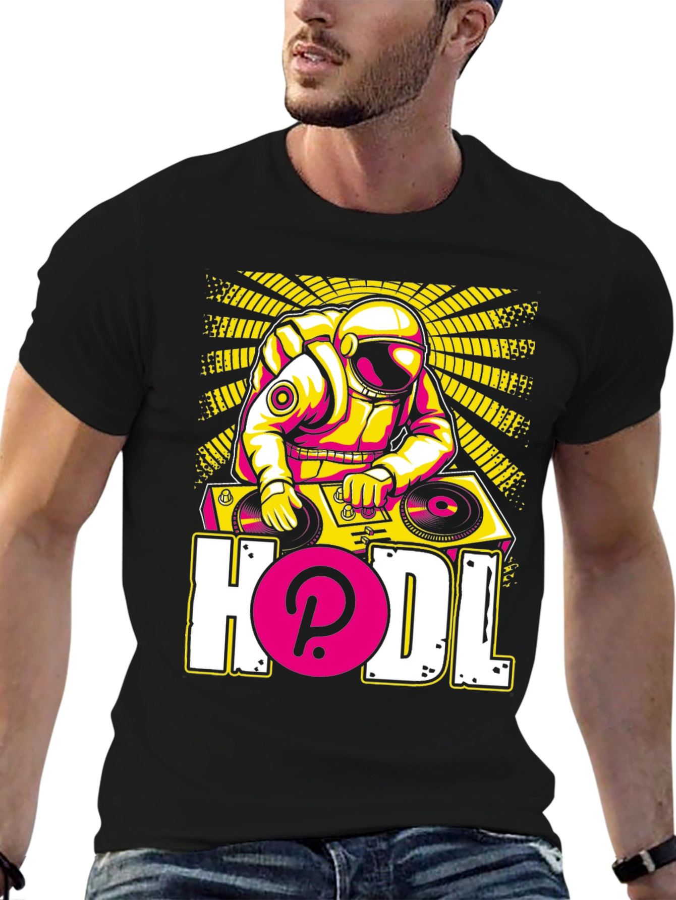 HODL Astronaut DJ Graphic Tee