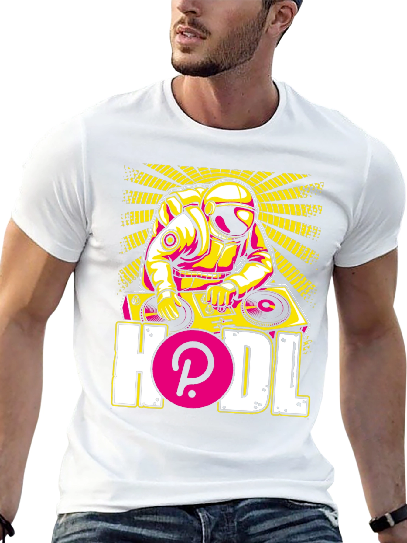 HODL Astronaut DJ Graphic Tee