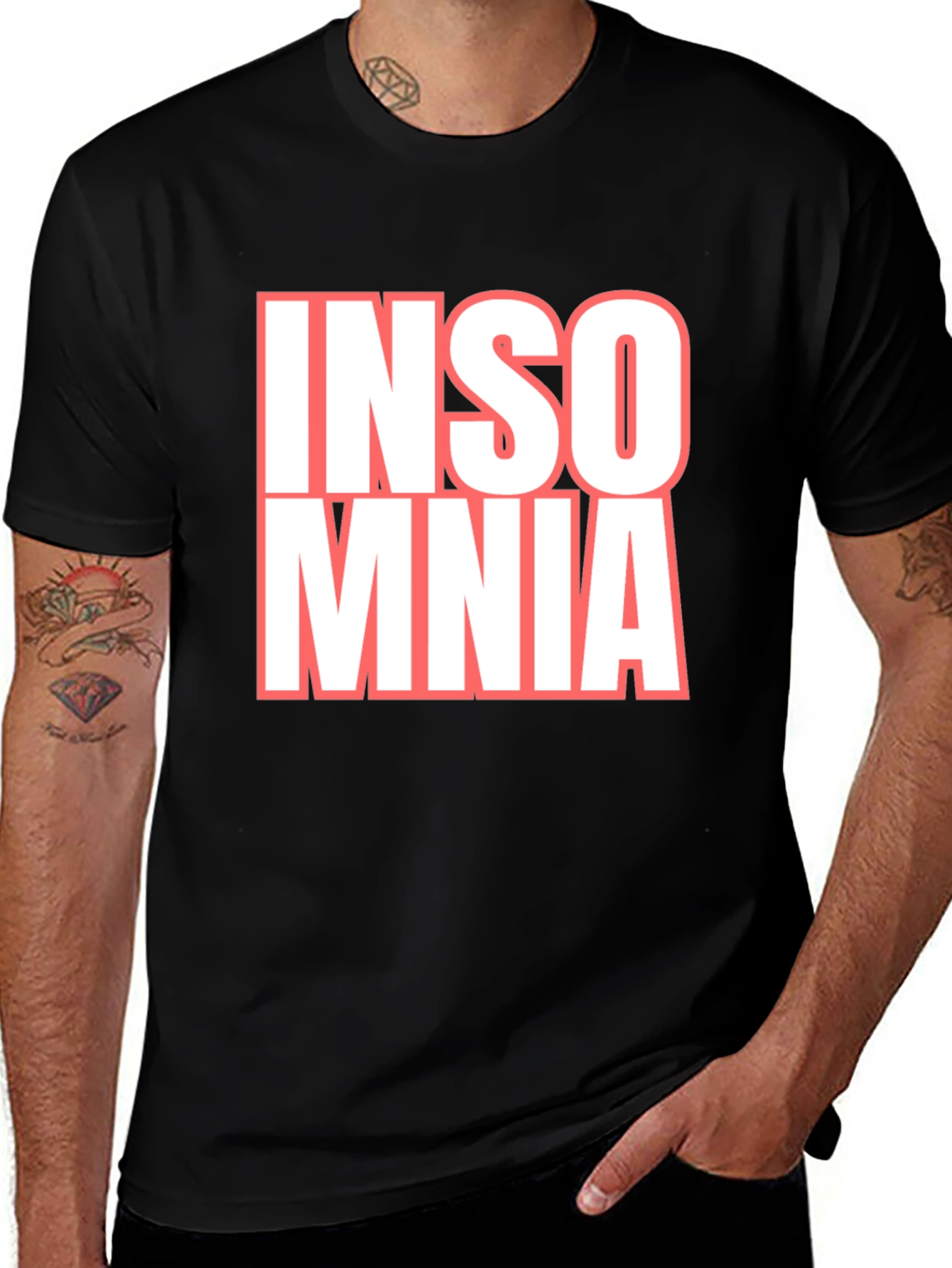 Insomnia Graphic Tee - Stylish Comfort