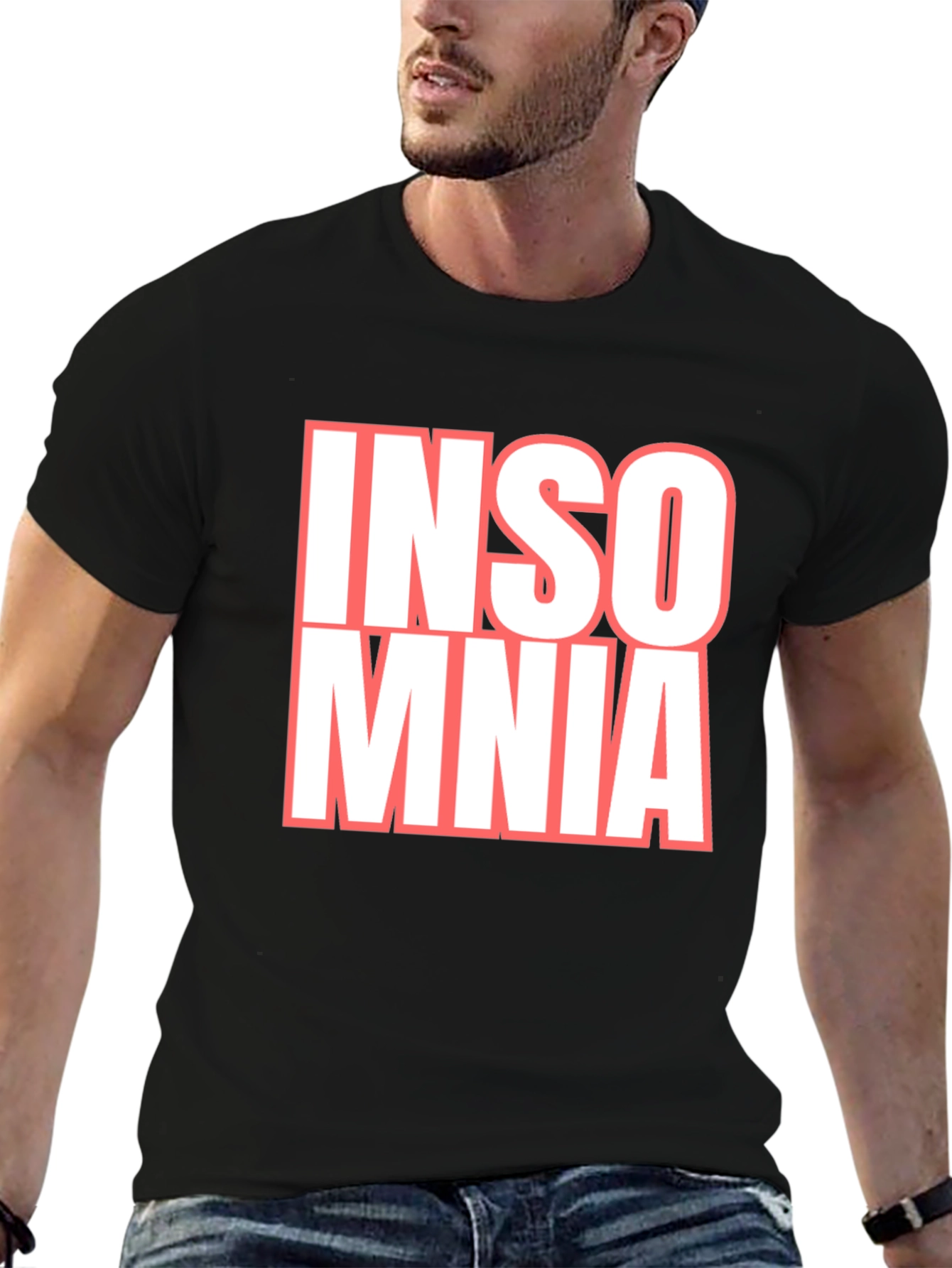Insomnia Graphic Tee - Stylish Comfort