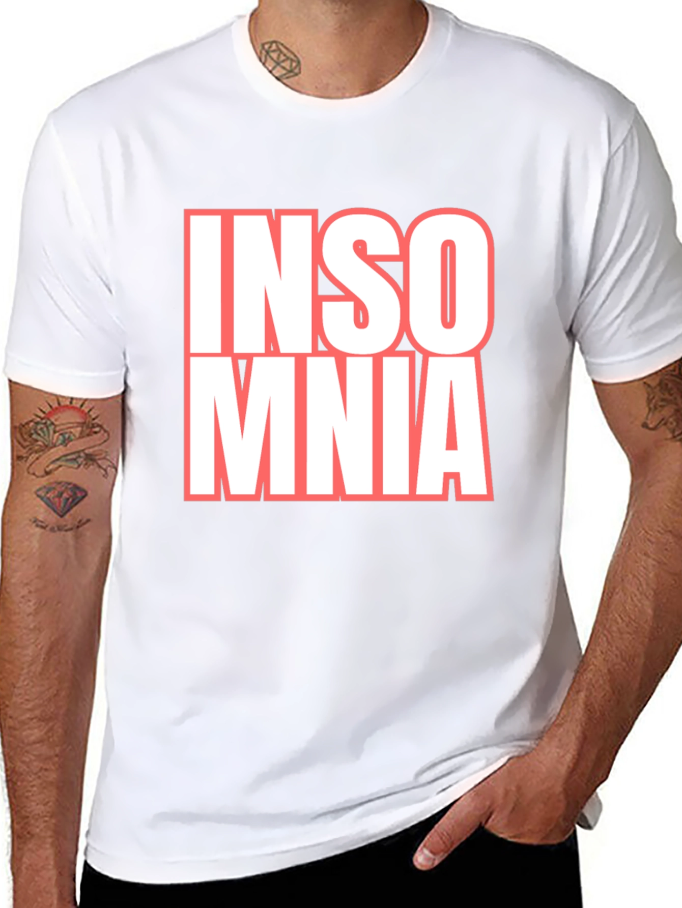 Insomnia Graphic Tee - Stylish Comfort