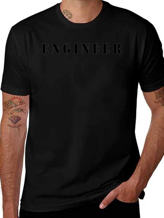 Engineer Crewneck T-Shirt - Soft Cotton Blend