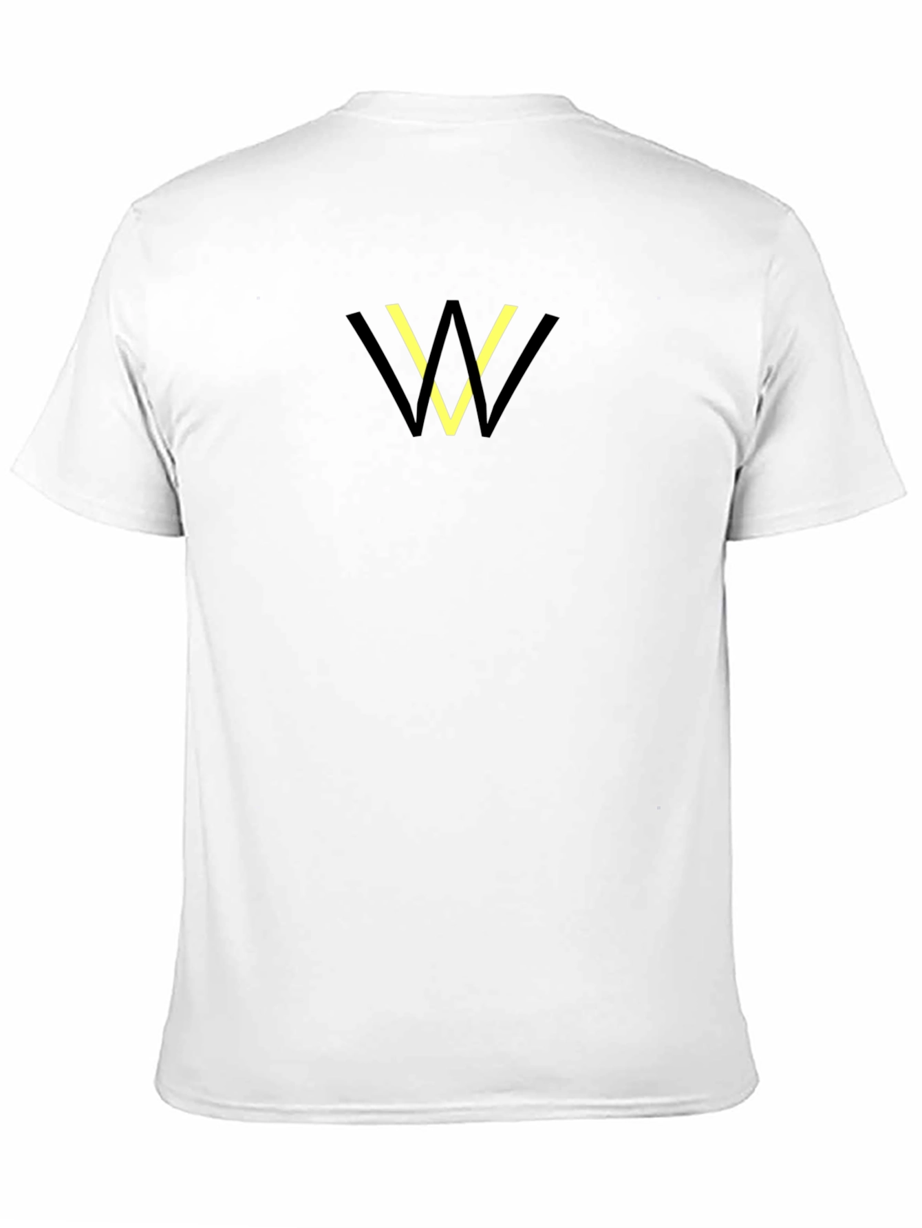 Modern W Graphic Black T-Shirt