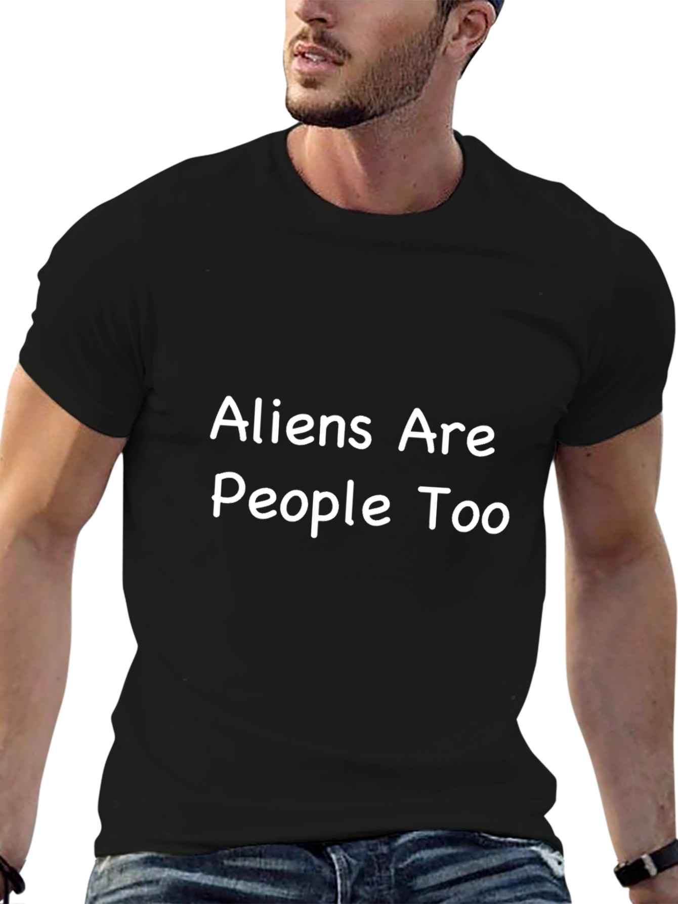 Aliens Are People Too Graphic T-Shirt
