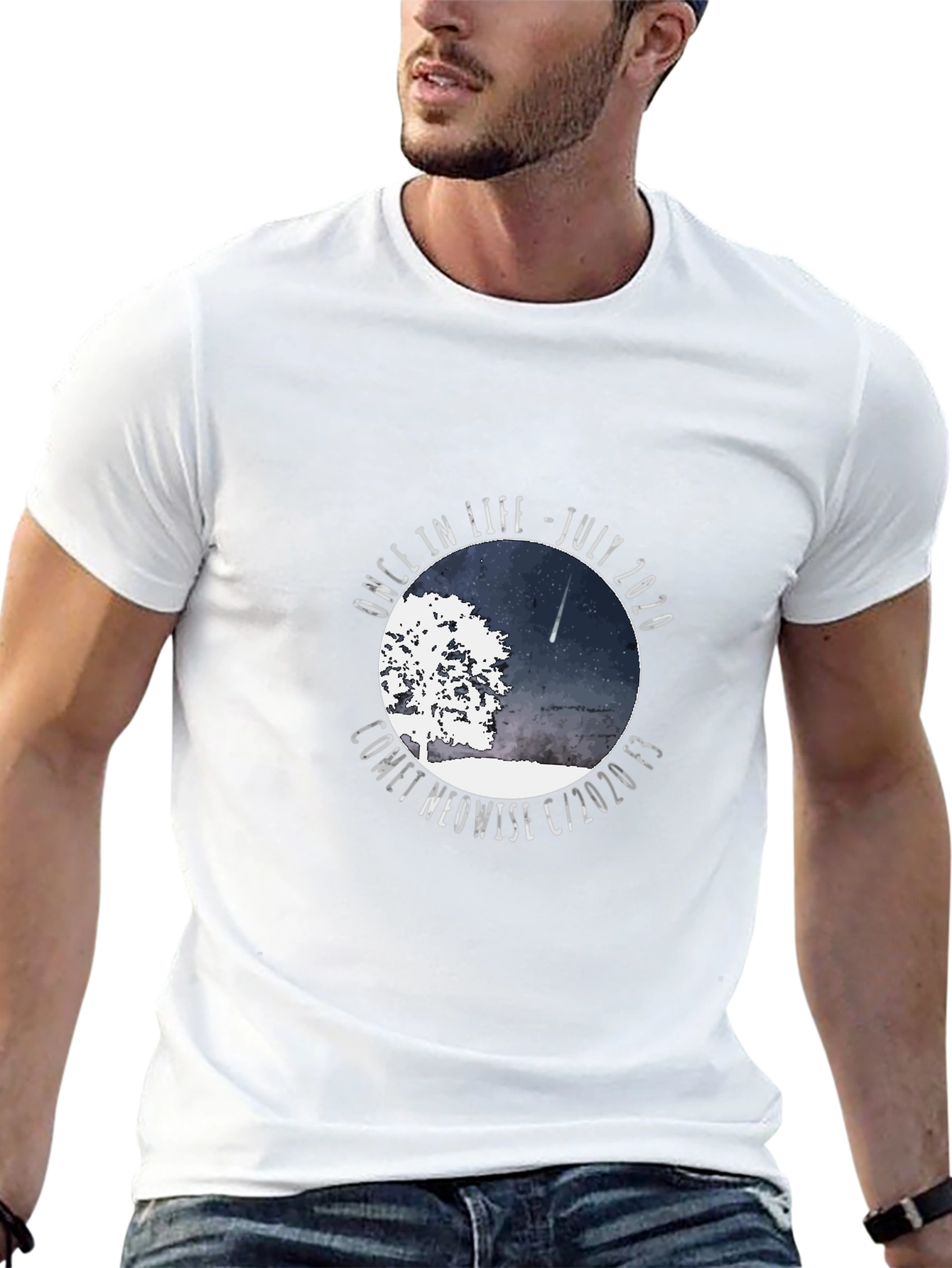 Comet Neowise July 2020 Black T-Shirt
