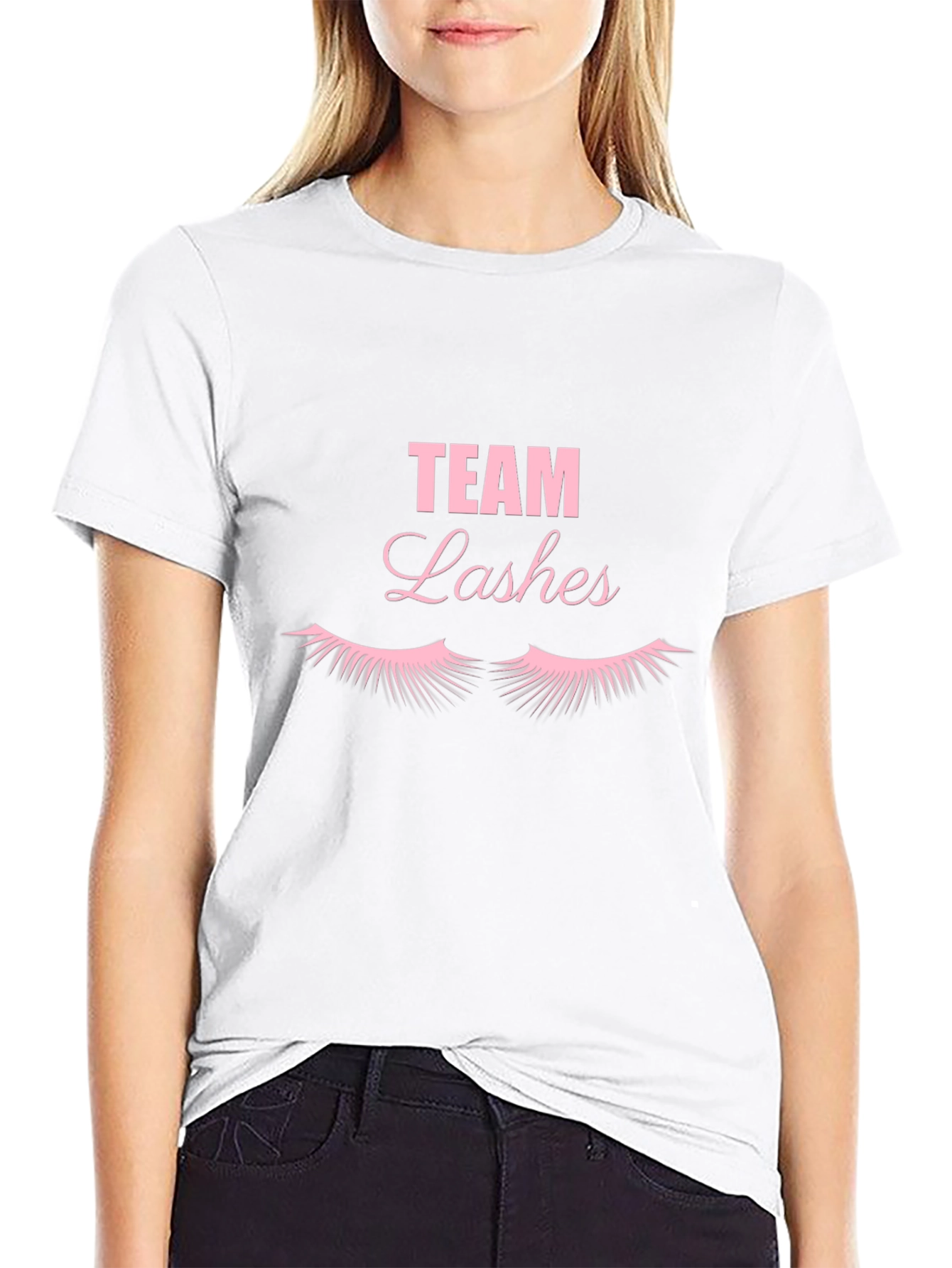Team Lashes Graphic Tee - Makeup Artist Shirt
