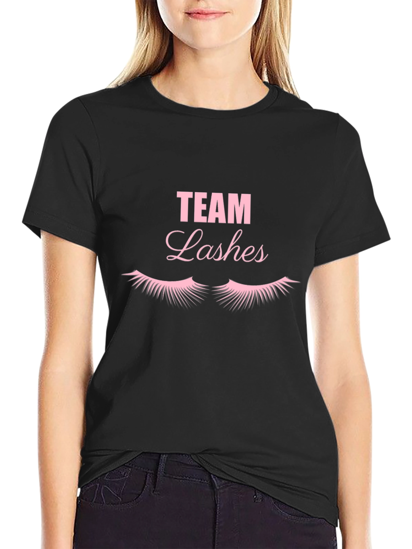 Team Lashes Graphic Tee - Makeup Artist Shirt